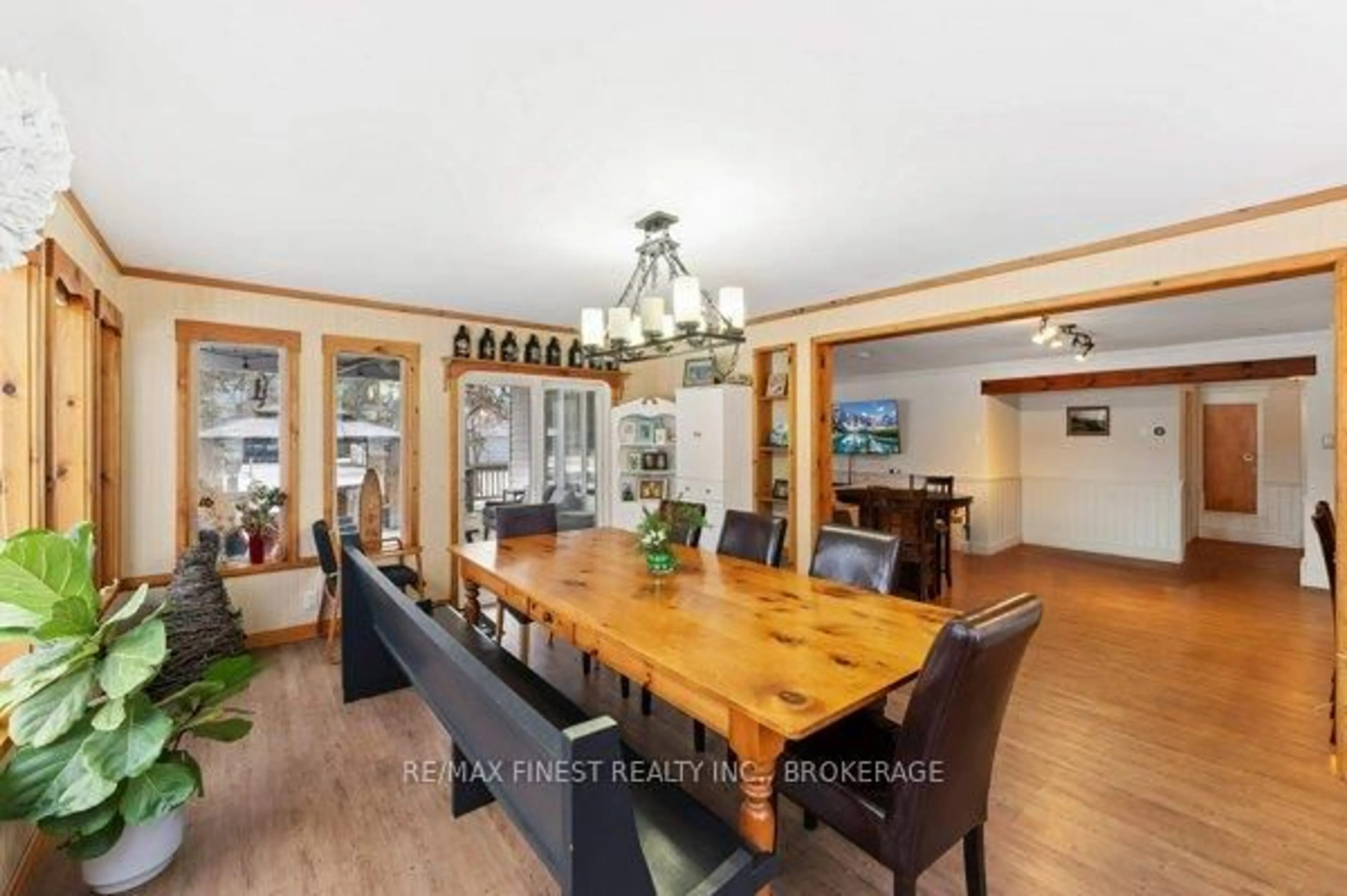 Dining room, wood/laminate floor for 174 County Road 4, Bath Ontario K0H 1G0