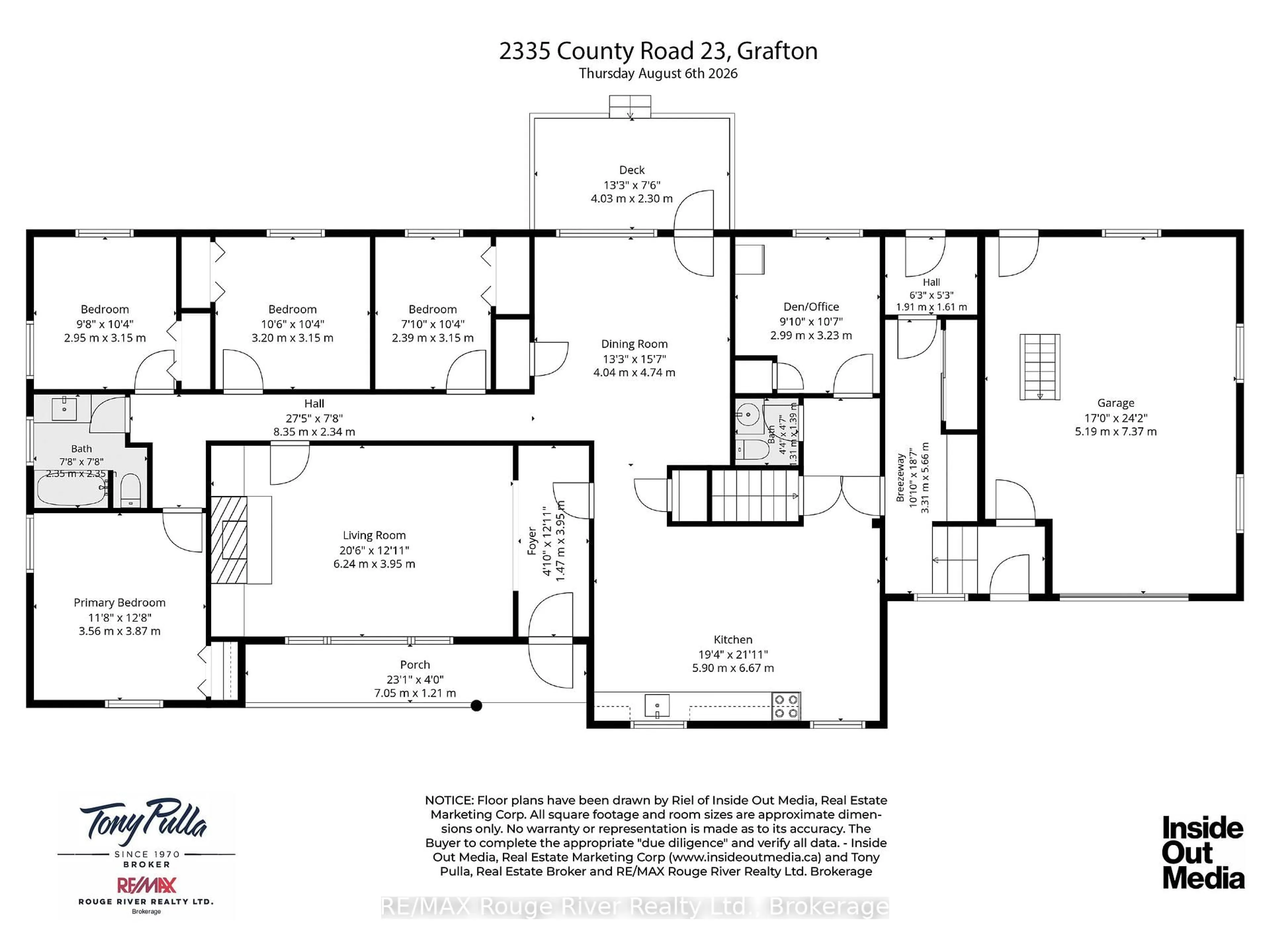 Floor plan for 2335 COUNTY RD 23, Alnwick/Haldimand Ontario K0K 2G0