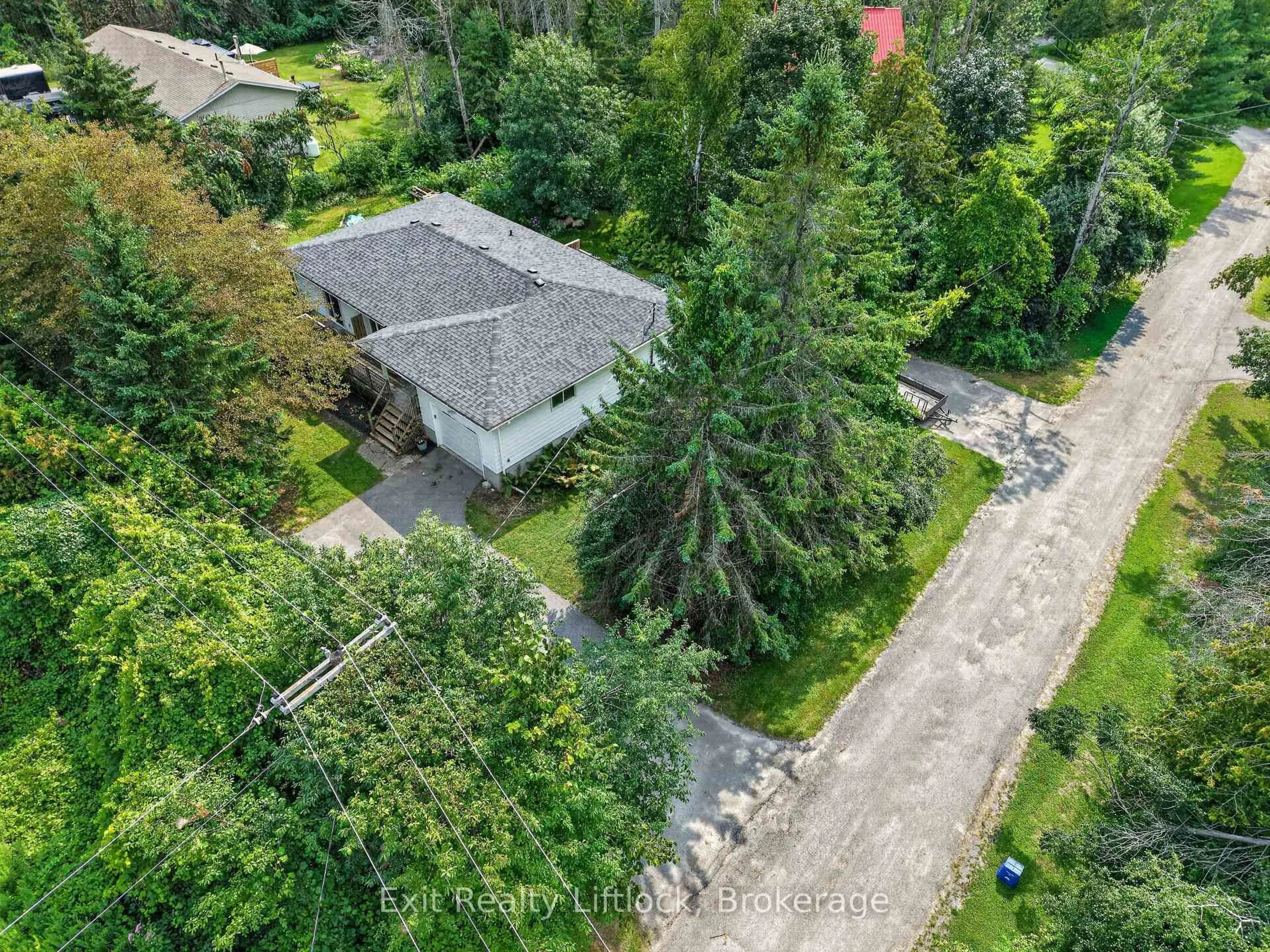 A pic from outside/outdoor area/front of a property/back of a property/a pic from drone, street for 3 Basswood St, Kawartha Lakes Ontario K0L 2W0