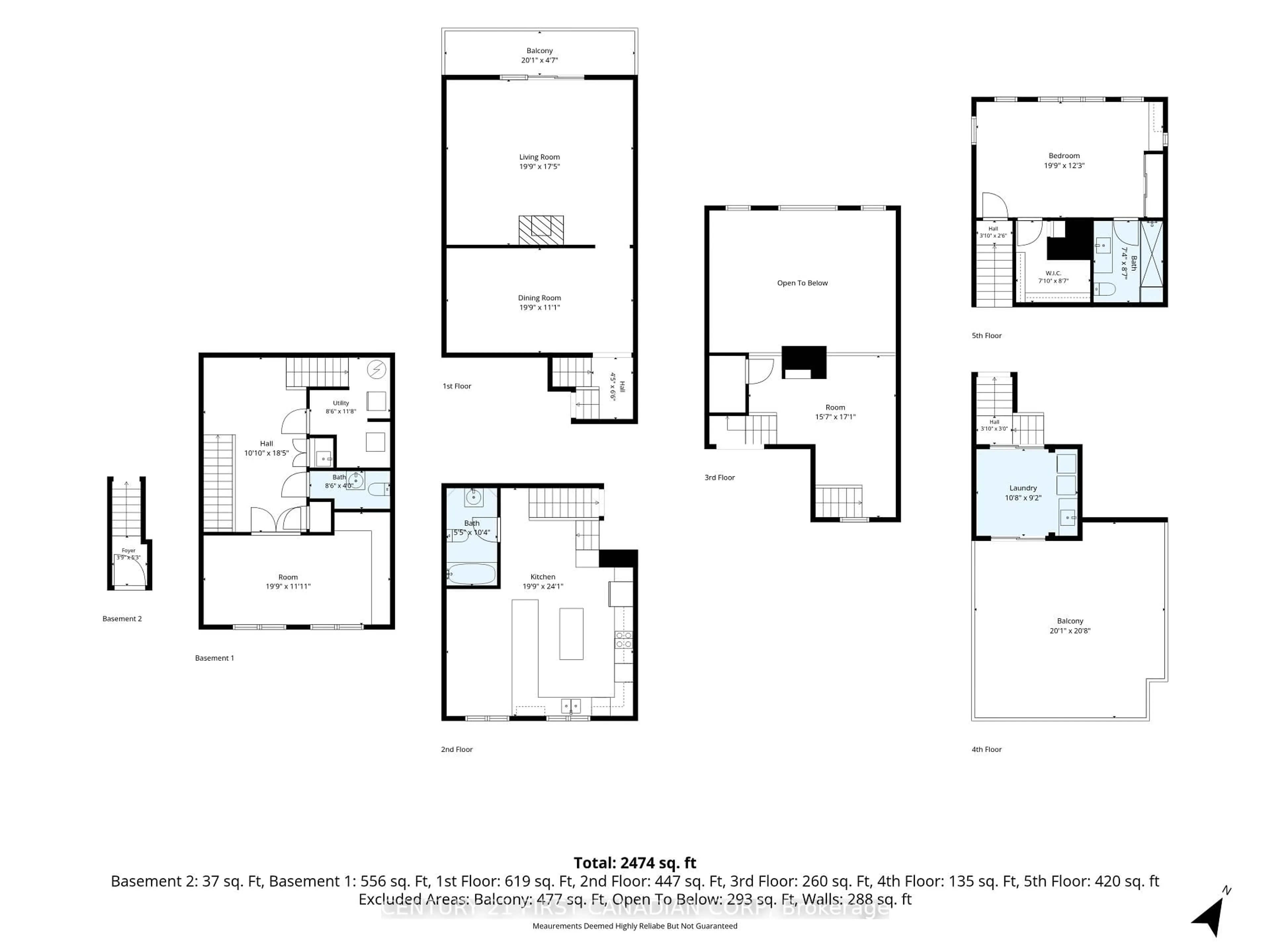 Floor plan for 1500 Venetian Blvd #W45, Point Edward Ontario N7T 7W4