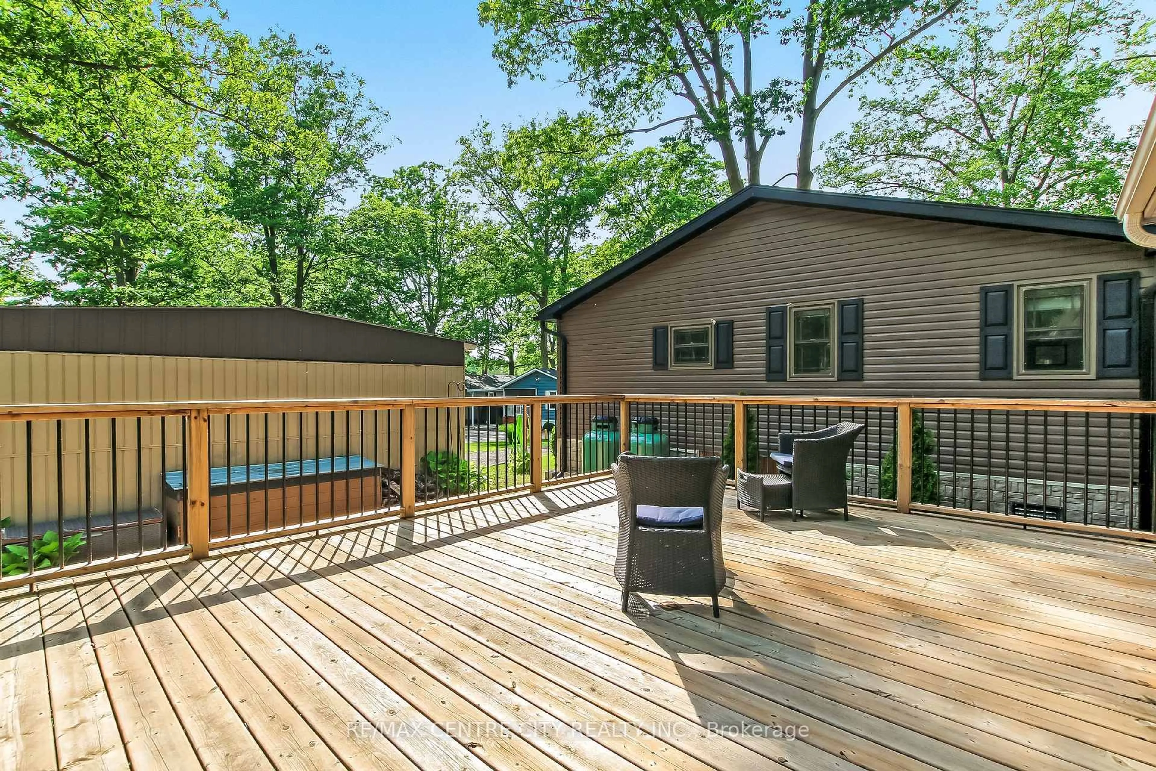 Patio, water/lake/river/ocean view for 22790 Amiens Rd #30, Middlesex Centre Ontario N0L 1R0