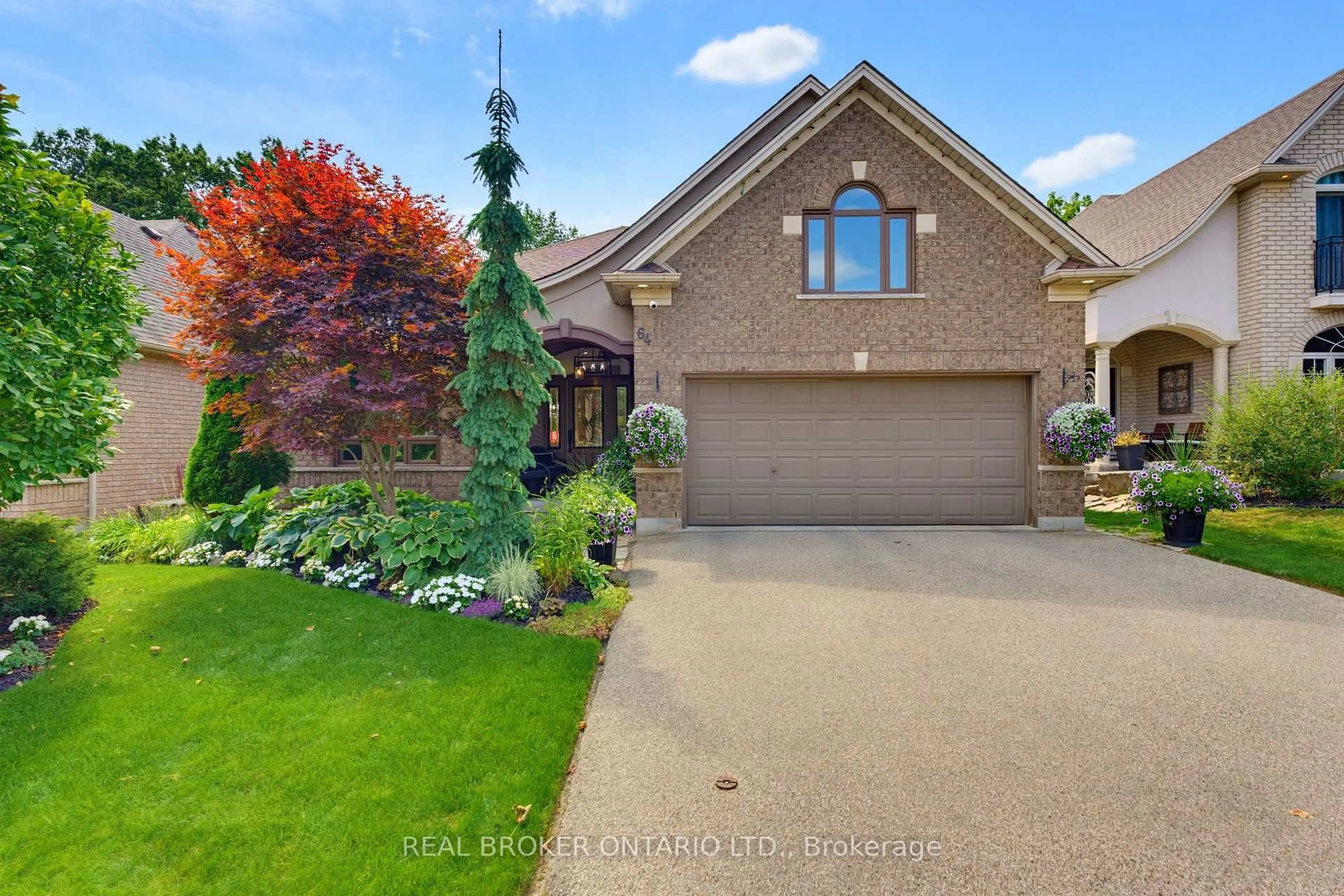 Home with brick exterior material, street for 64 Carmichael Cres, Brantford Ontario N3R 8A9
