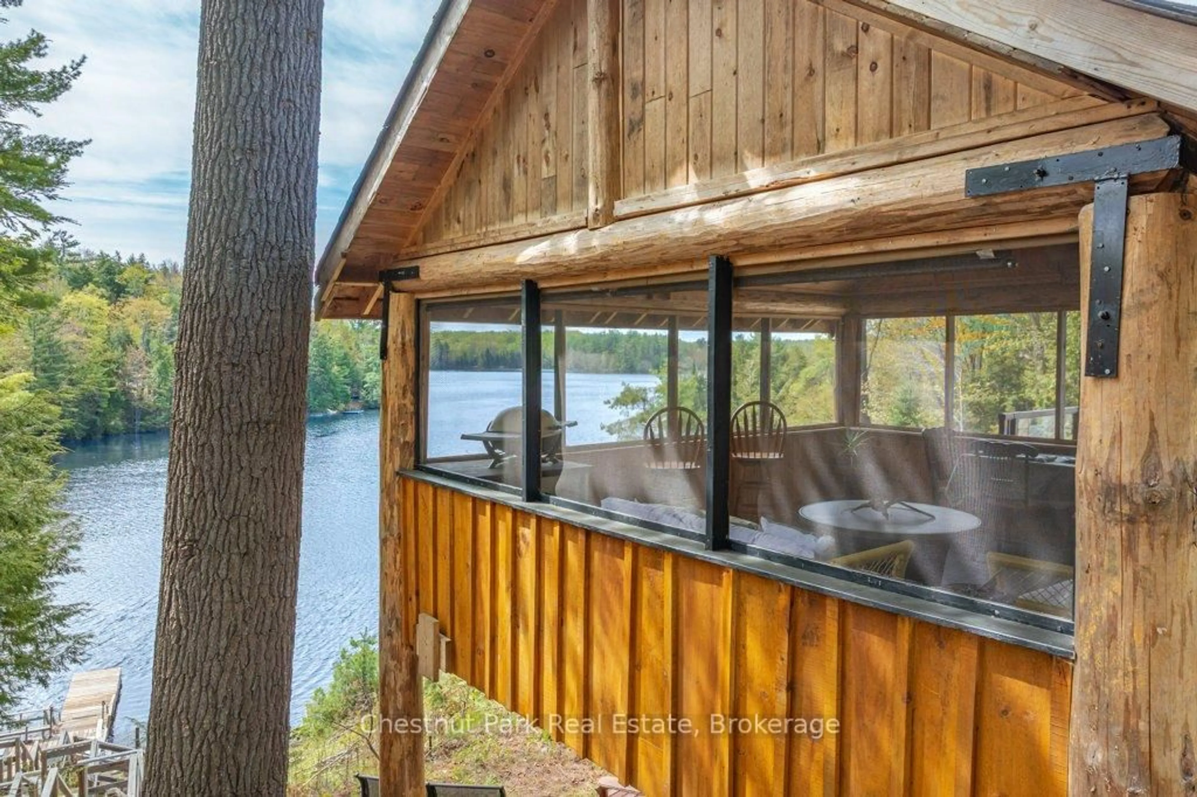 Patio, water/lake/river/ocean view for 1026 Carlson Pl, Bracebridge Ontario P1L 1X1