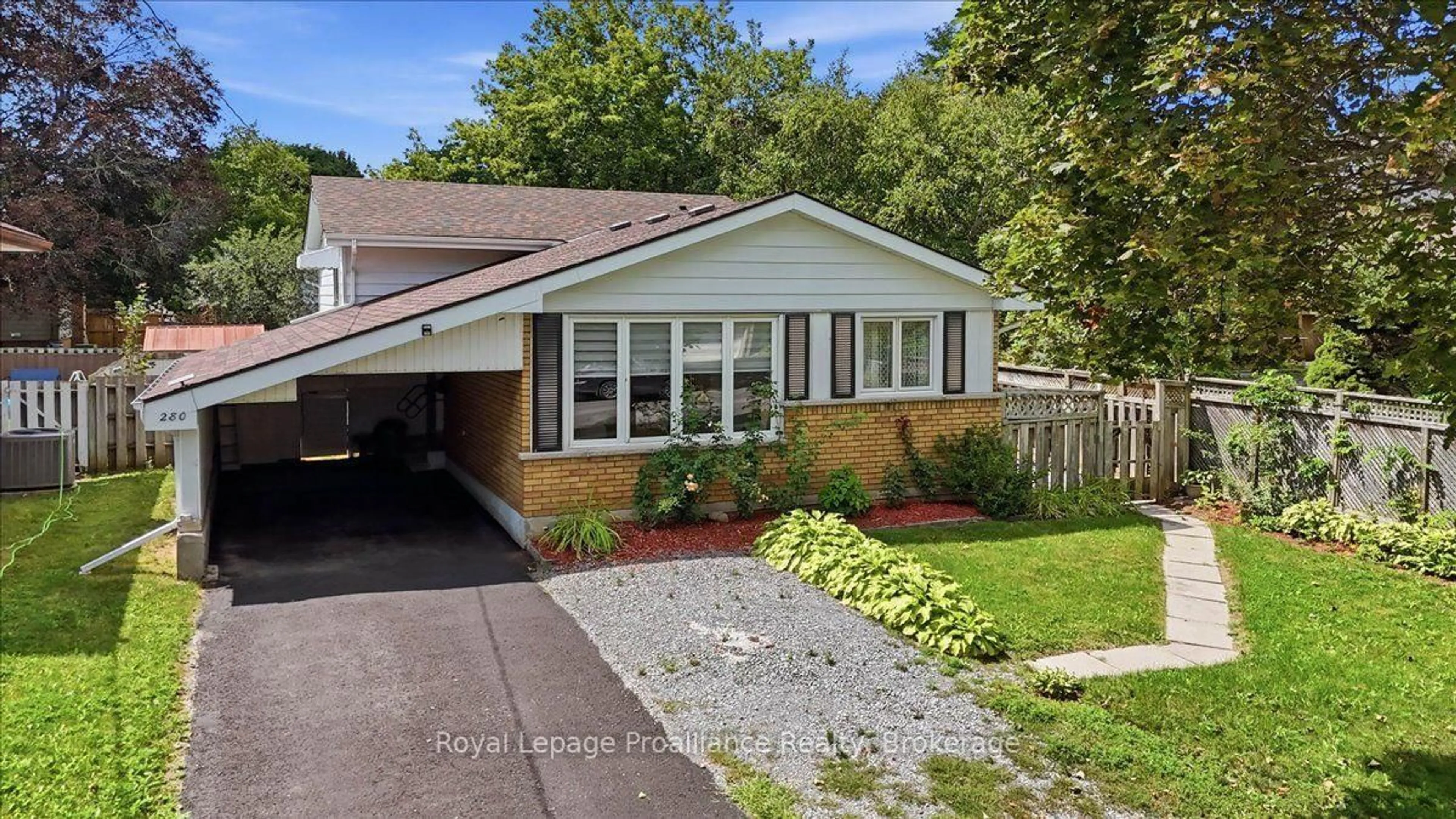 Home with brick exterior material, street for 280 Haig Rd, Belleville Ontario K8N 4R2