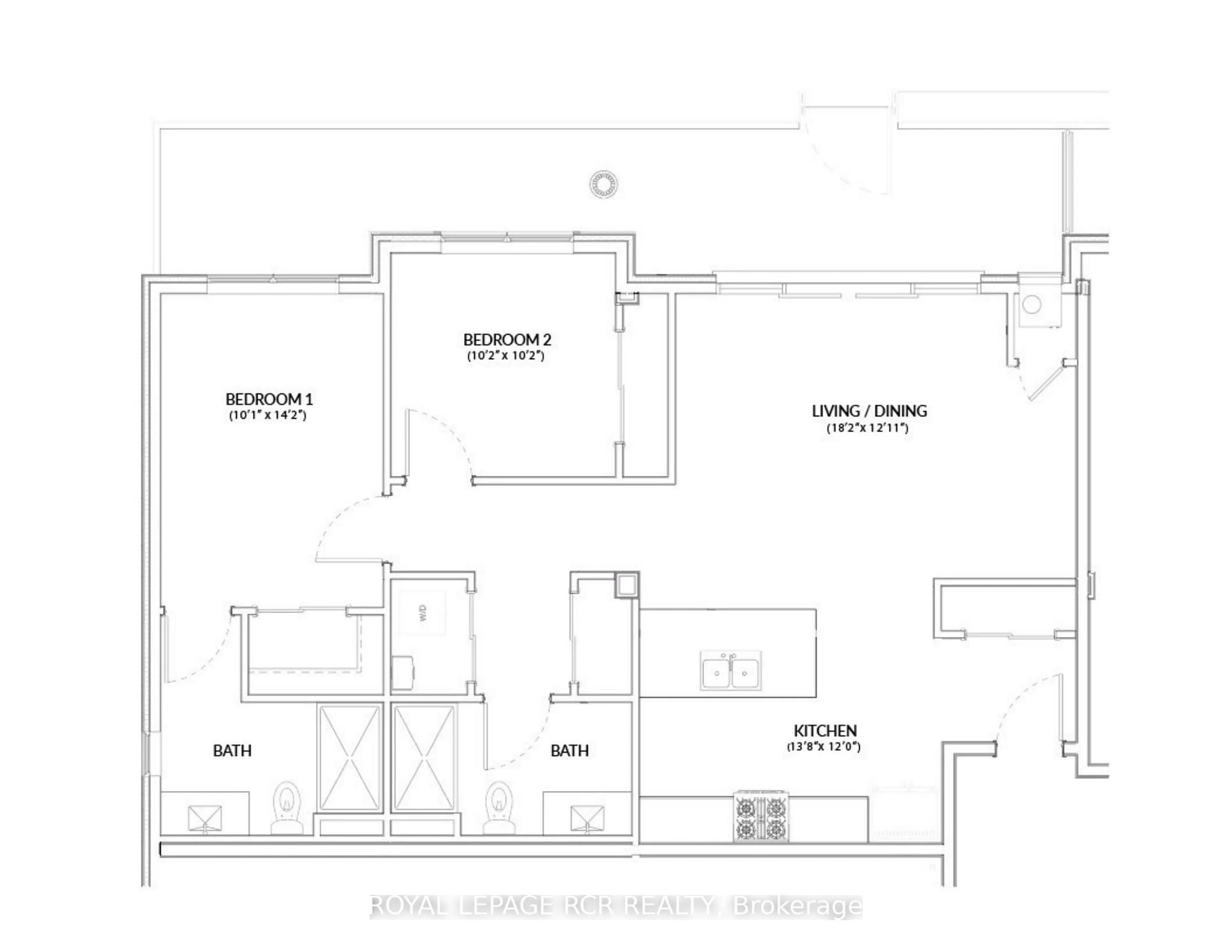 Floor plan for 50 Emma St #401, East Luther Grand Valley Ontario L9W 5P9
