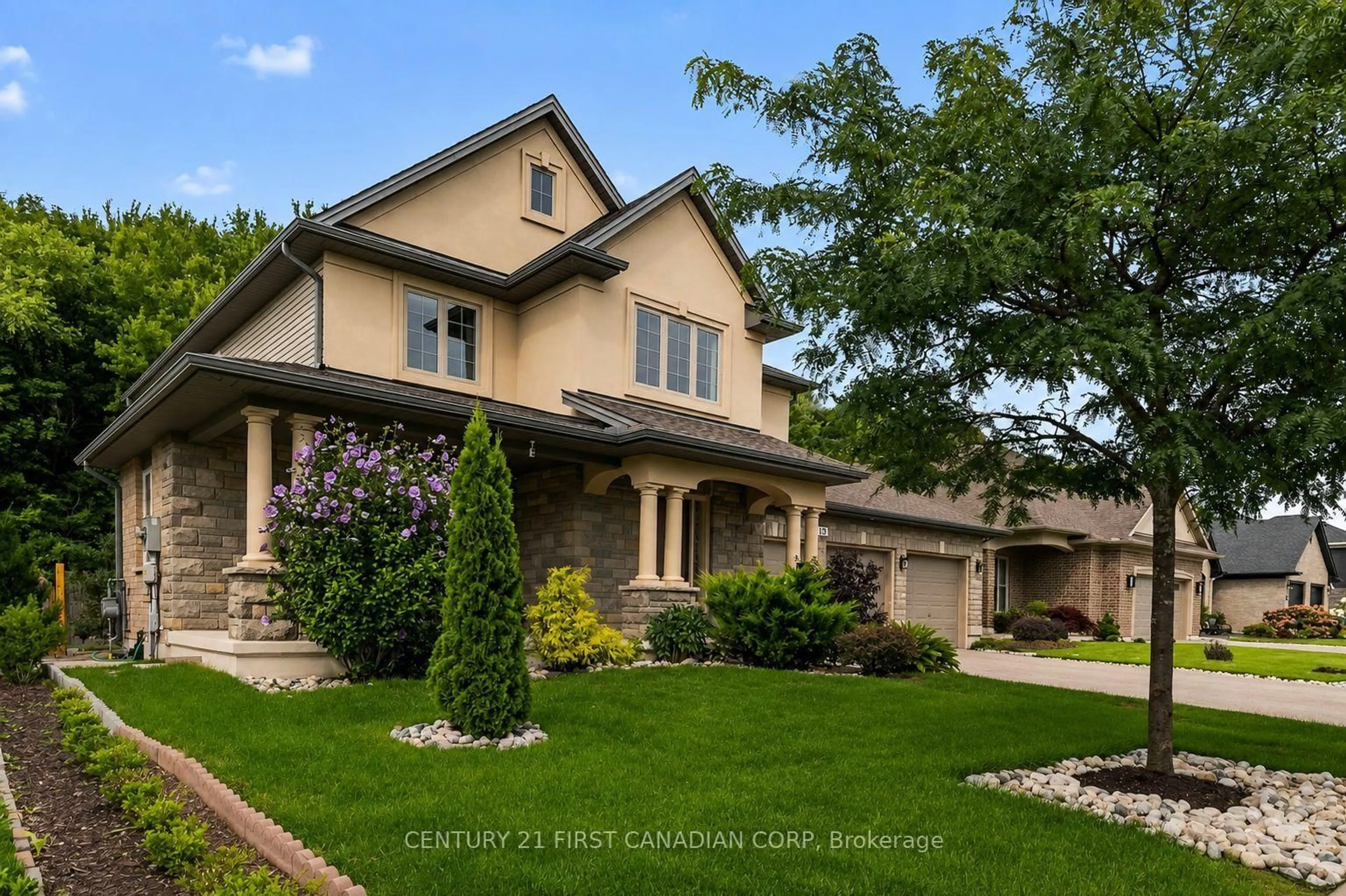 Home with brick exterior material, street for 10 Birchall Lane, St. Thomas Ontario N5R 0J1