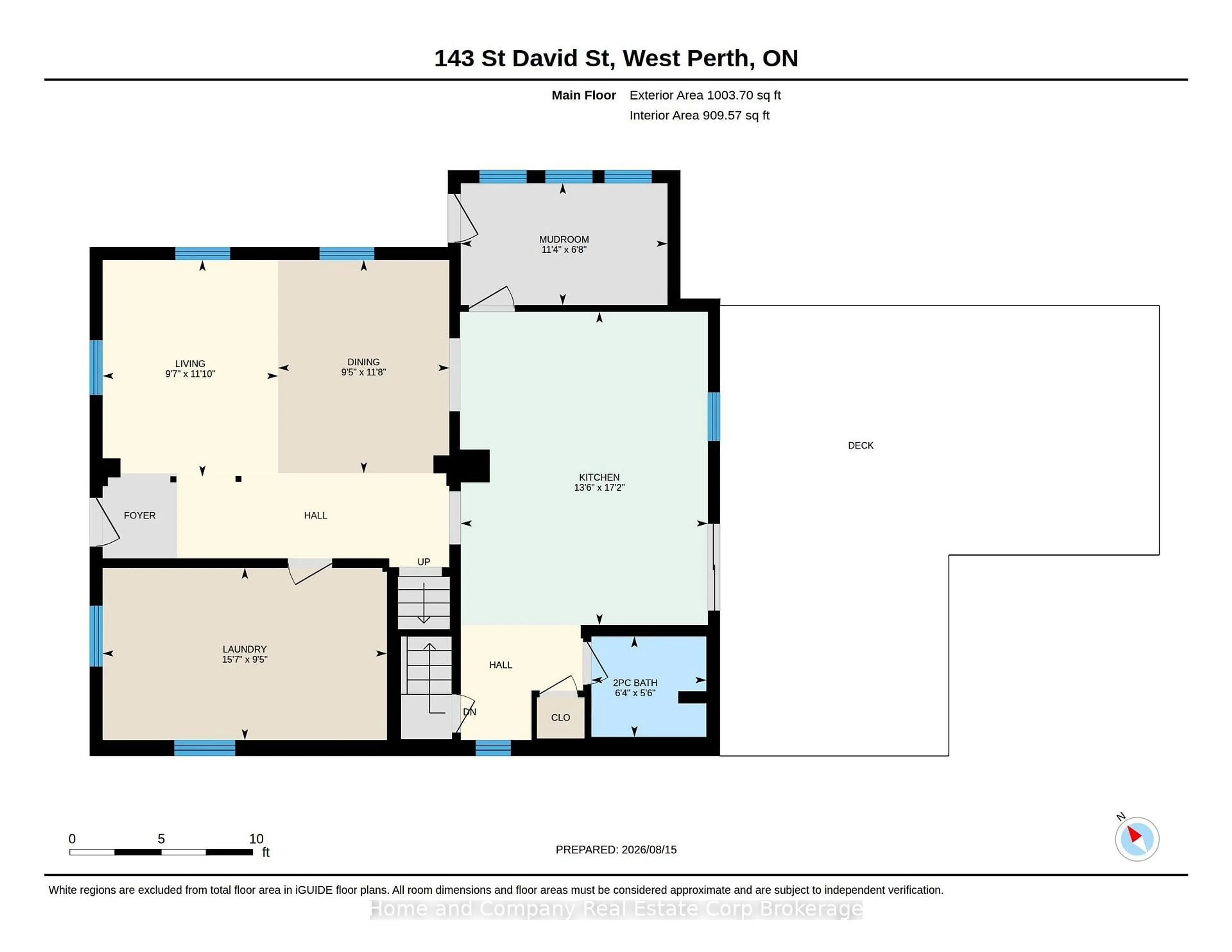 Floor plan for 143 St David St, West Perth Ontario N0K 1N0