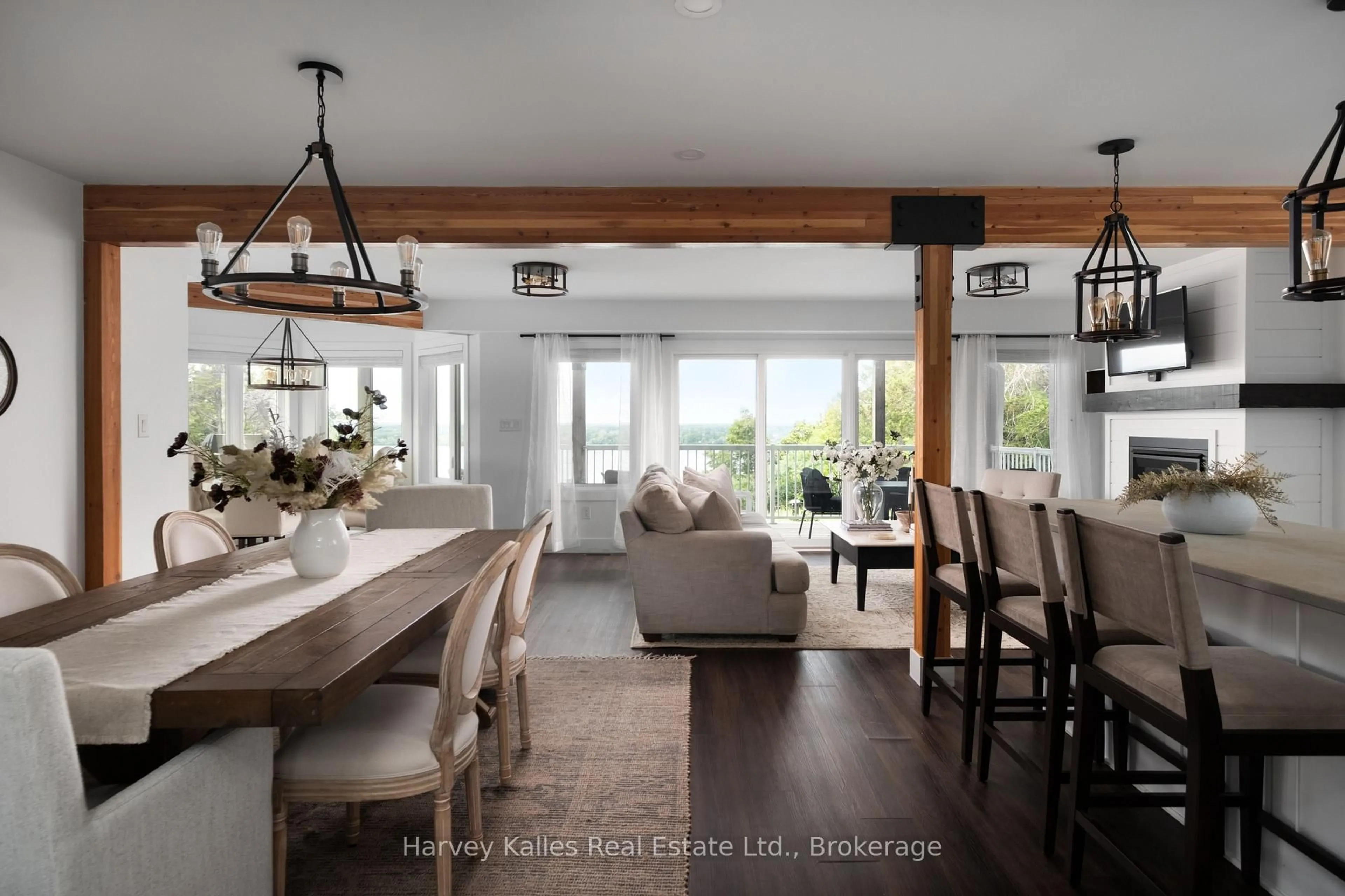 Open concept kitchen, unknown for 2045 County Rd 7, Prince Edward County Ontario K0K 2T0