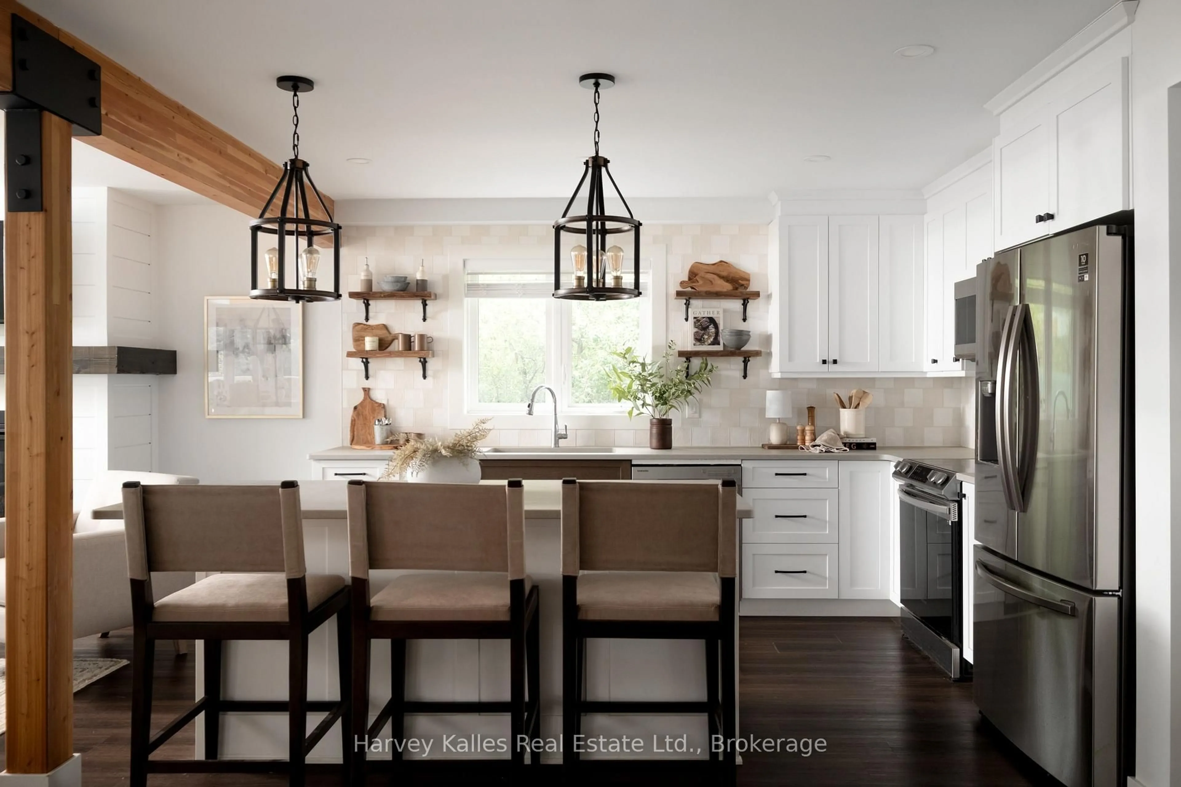 Open concept kitchen, unknown for 2045 County Rd 7, Prince Edward County Ontario K0K 2T0