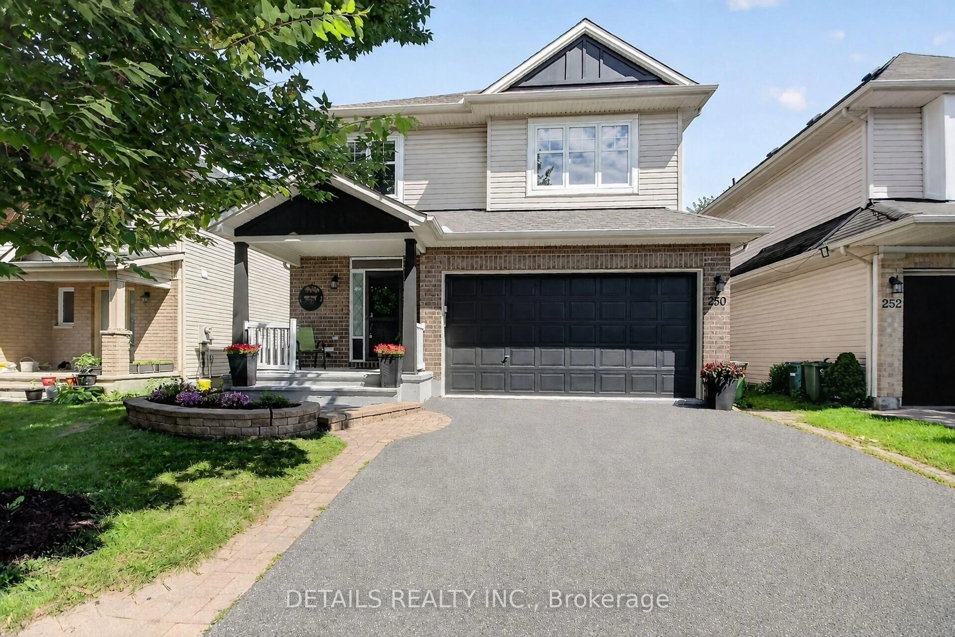 Home with vinyl exterior material, street for 250 Flodden Way, Ottawa Ontario K2G 7E1