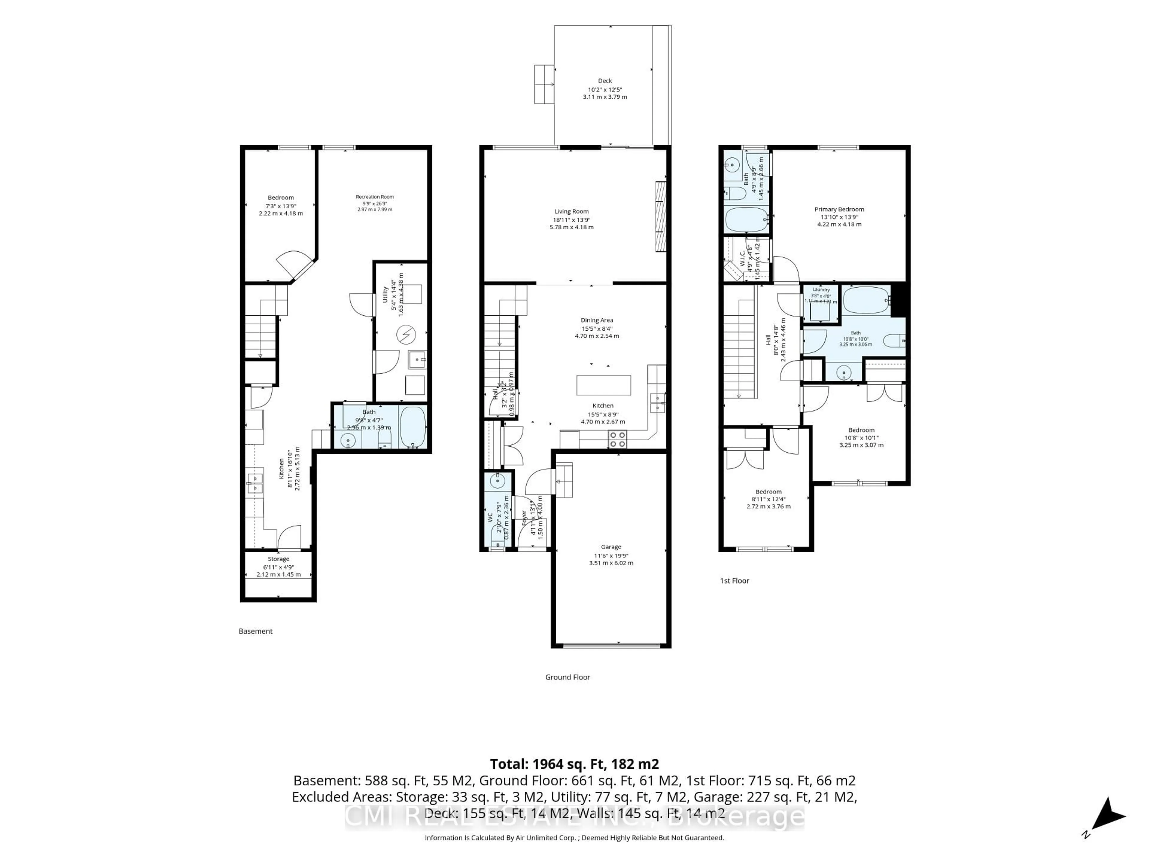 Floor plan for 105 Bard Blvd #40, Guelph Ontario N1L 0E2