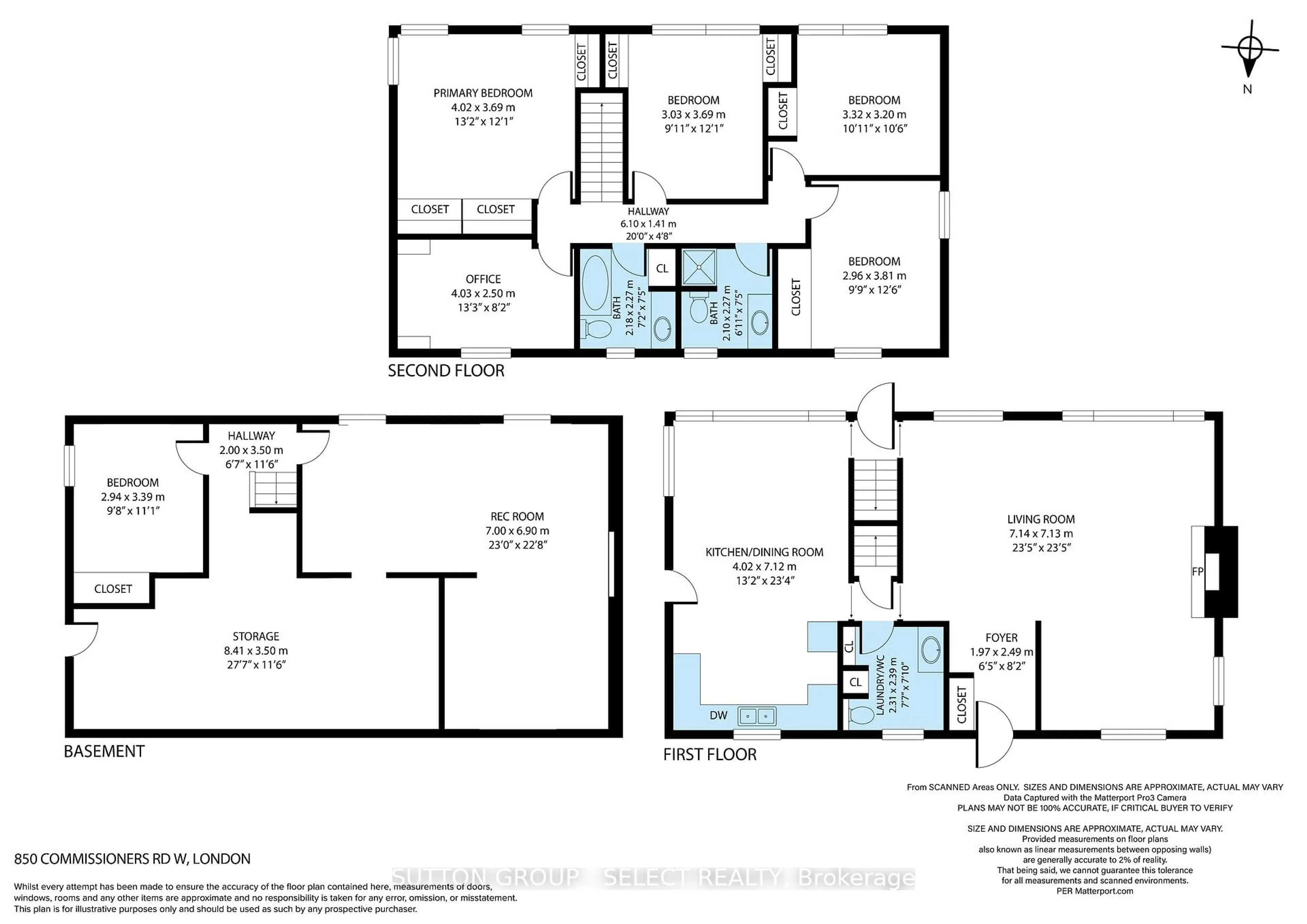 Floor plan for 850 Commissioners Rd, London South Ontario N6K 1C2