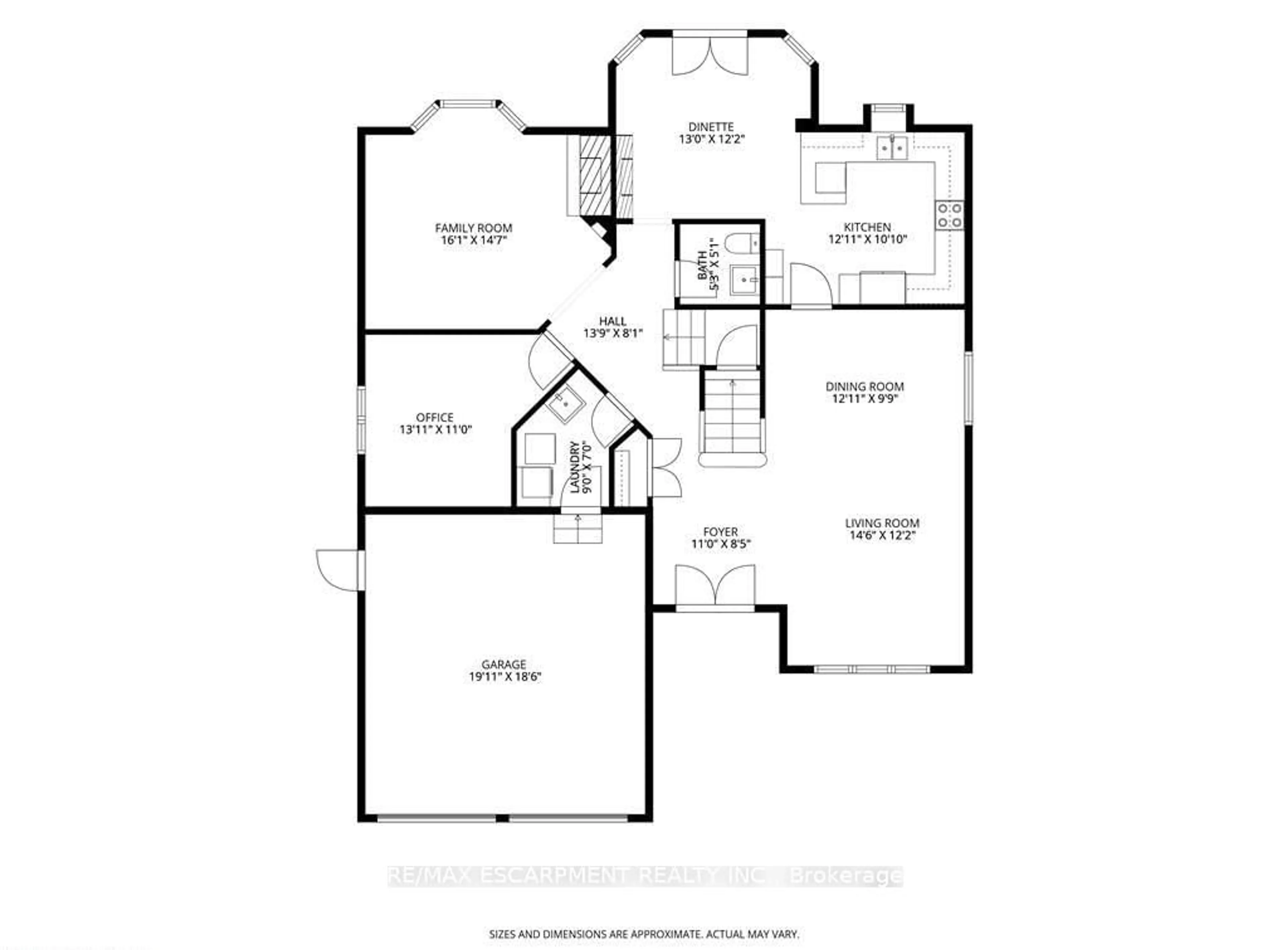 Floor plan for 150 DAVIDSON Blvd, Hamilton Ontario L9H 7N6