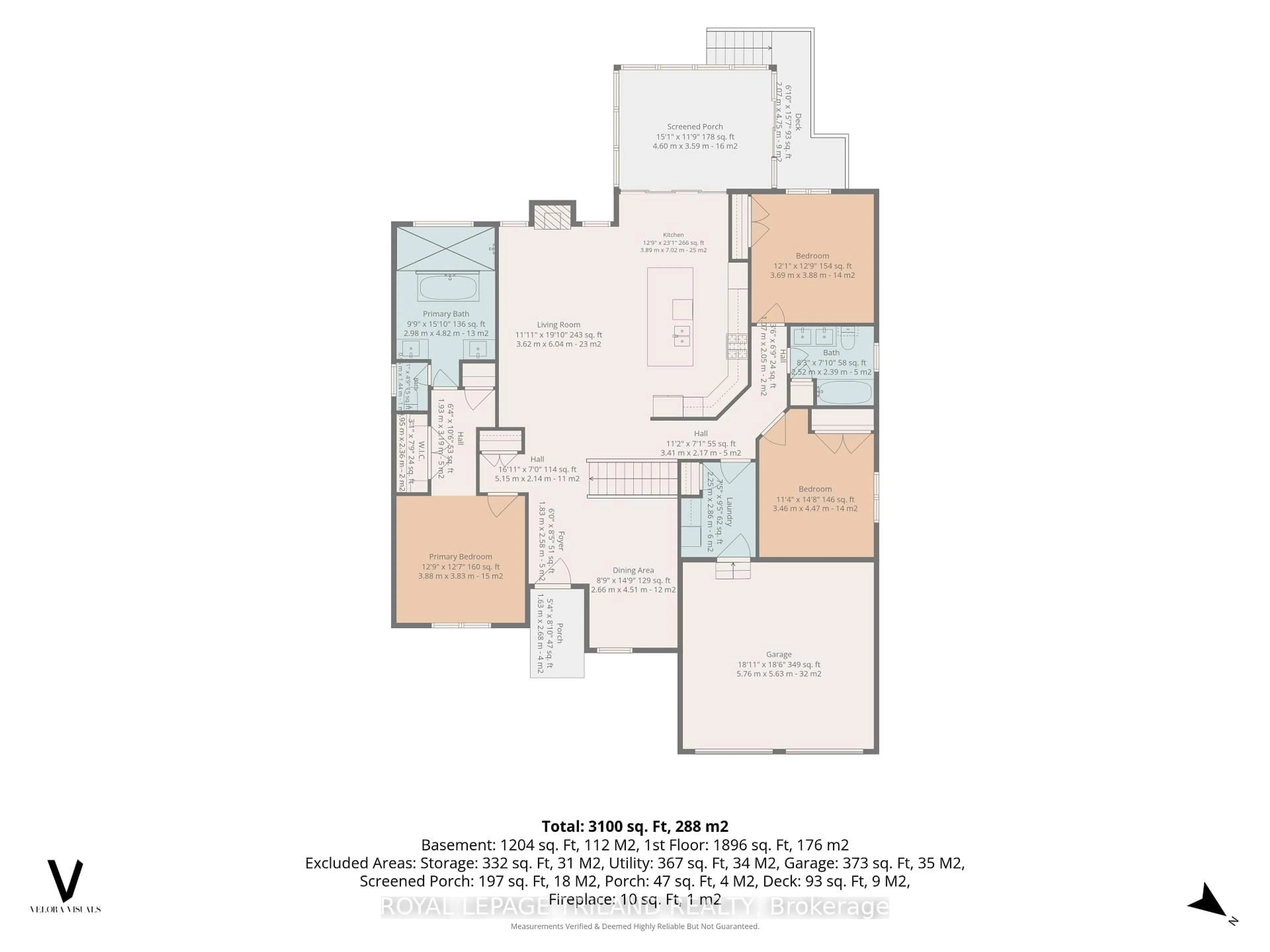 Floor plan for 57 Caverhill Cres, Middlesex Centre Ontario N0L 1R0