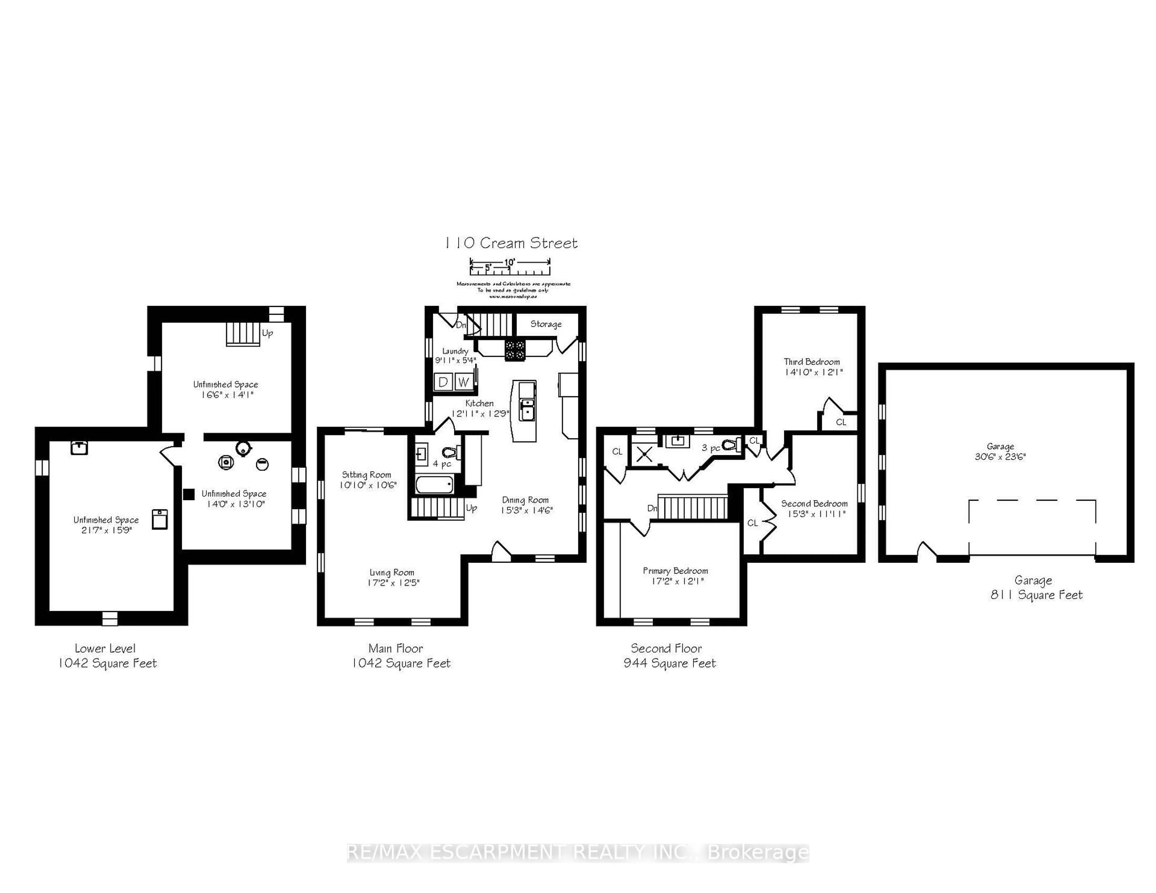Floor plan for 110 Cream St, Pelham Ontario L0S 1C0