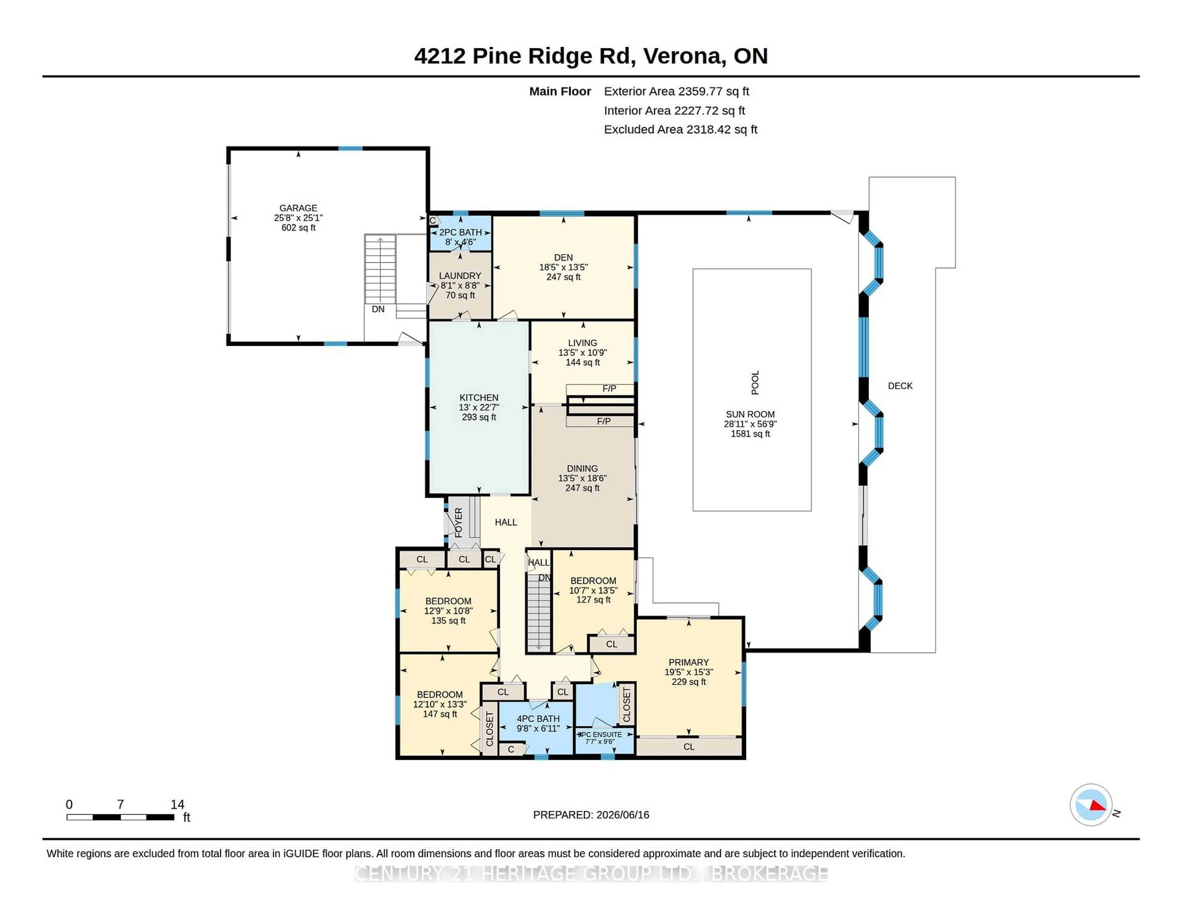 Floor plan for 4212 Pine Ridge Dr, Frontenac Ontario K0H 0B8