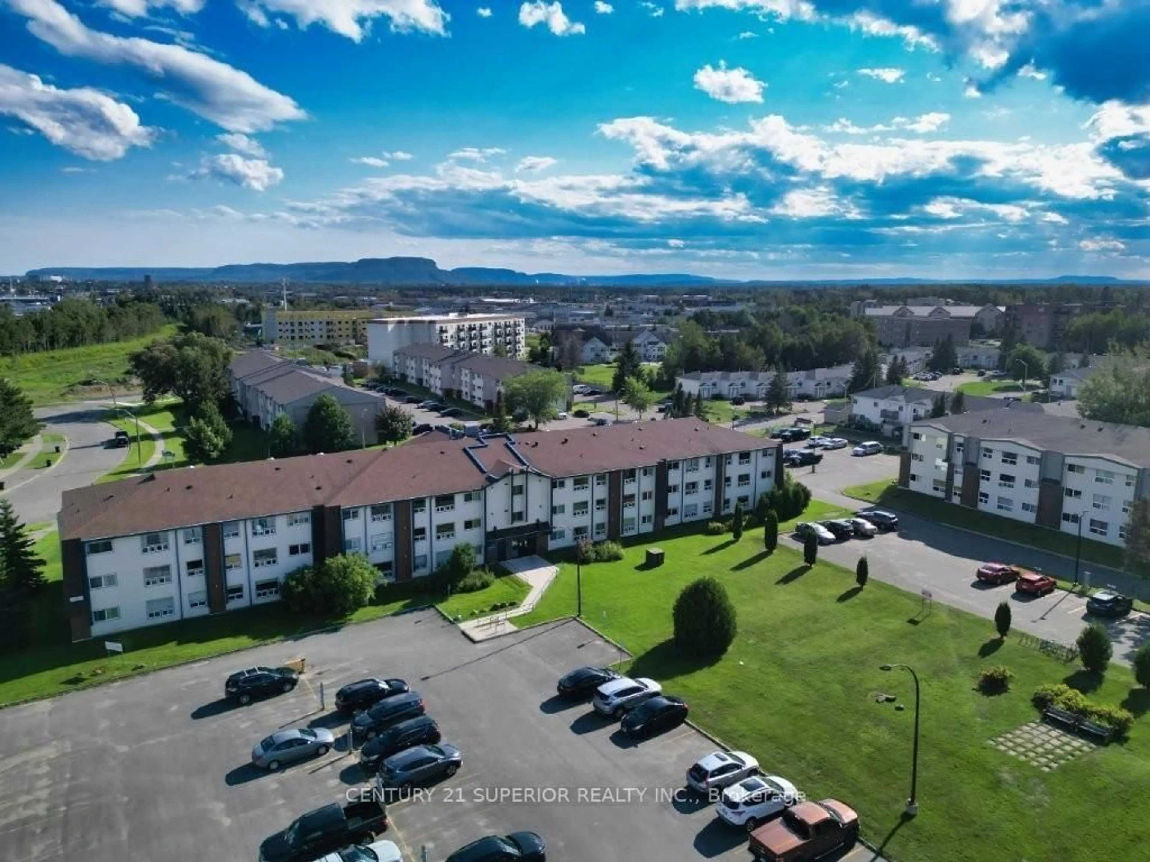 A pic from outside/outdoor area/front of a property/back of a property/a pic from drone, mountain view for 630 Sherrington Drive #116, Thunder Bay Ontario P7B 6A3