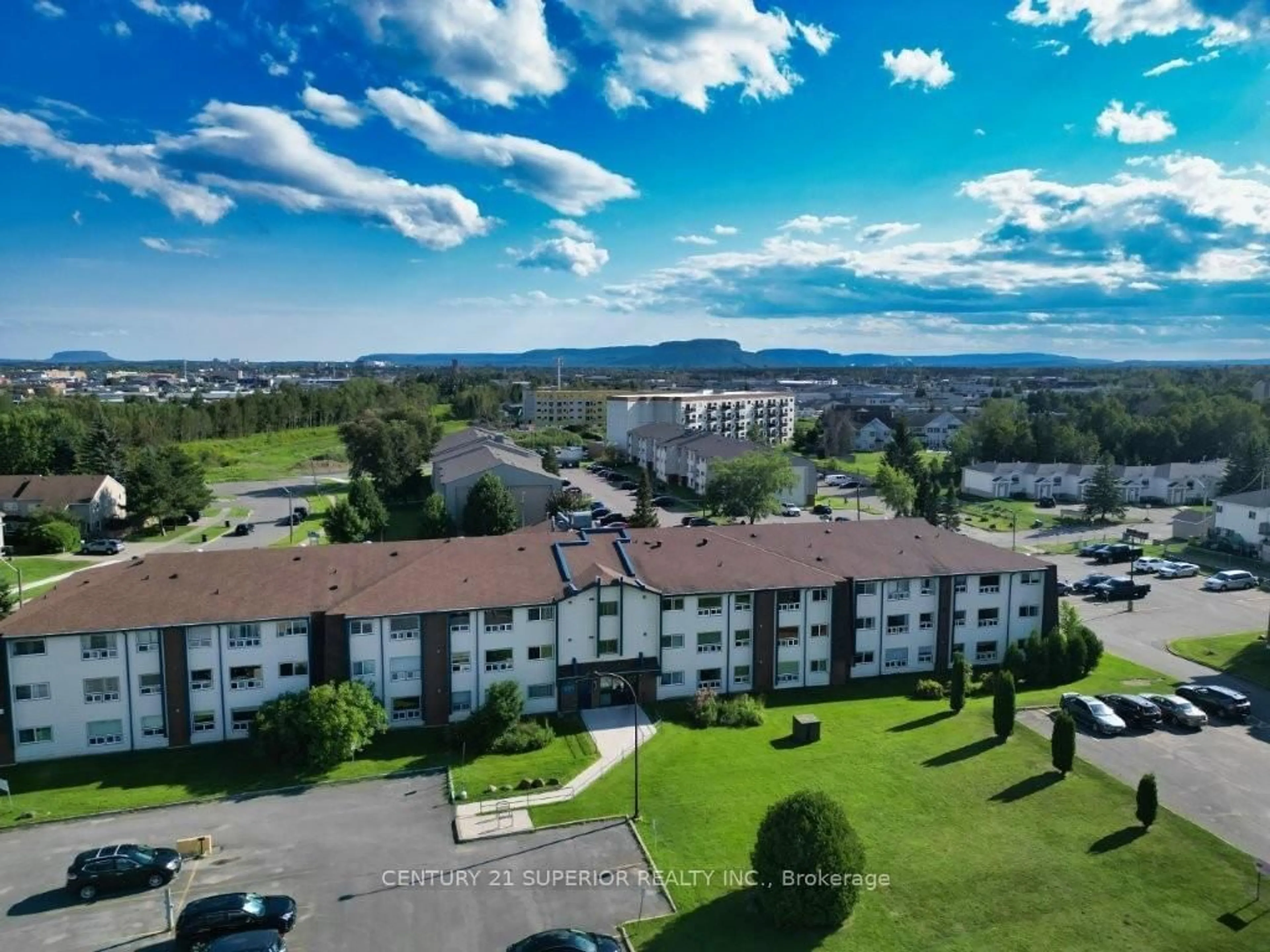 A pic from outside/outdoor area/front of a property/back of a property/a pic from drone, mountain view for 630 Sherrington Drive #116, Thunder Bay Ontario P7B 6A3