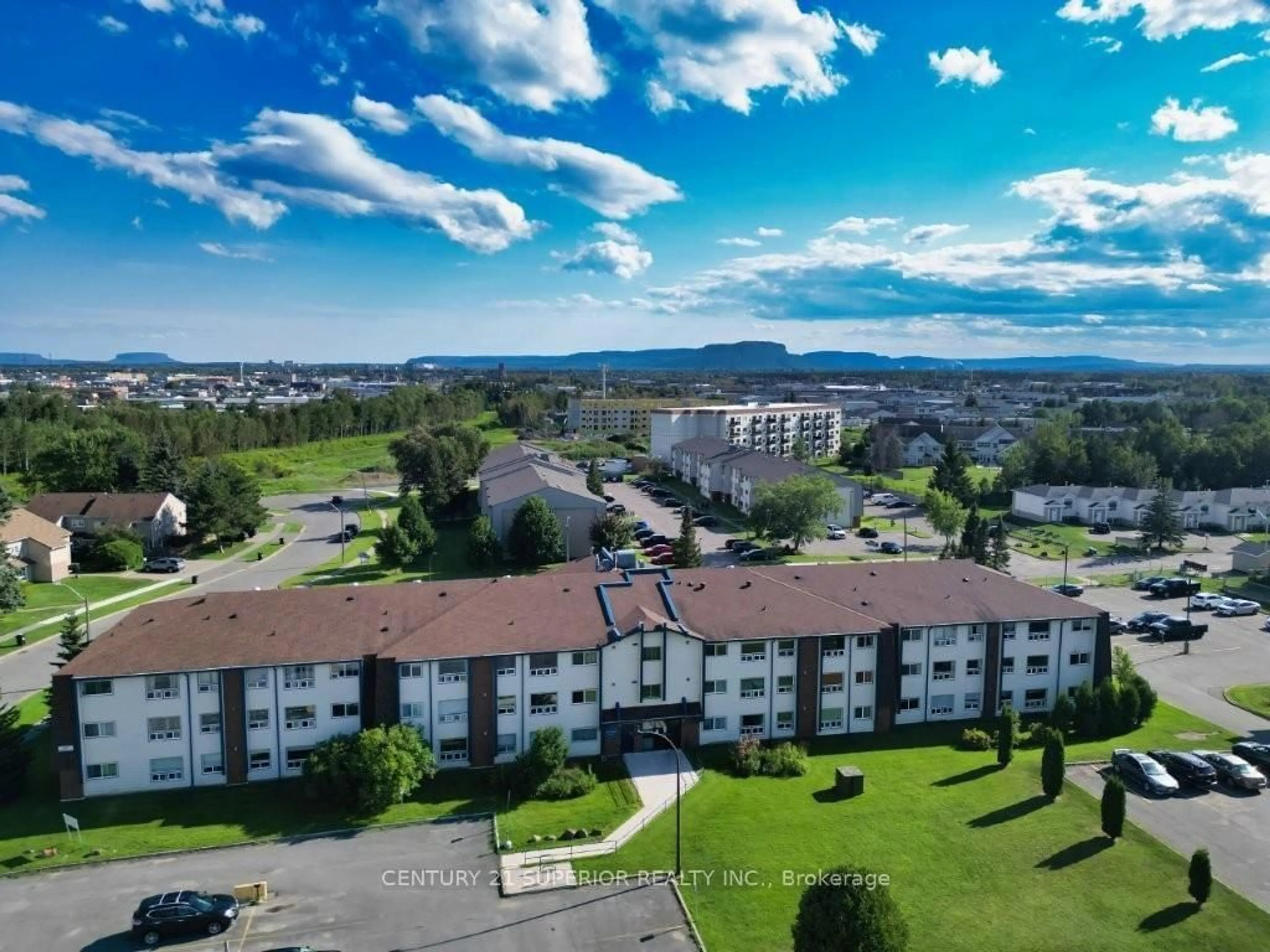 A pic from outside/outdoor area/front of a property/back of a property/a pic from drone, mountain view for 630 Sherrington Drive #116, Thunder Bay Ontario P7B 6A3