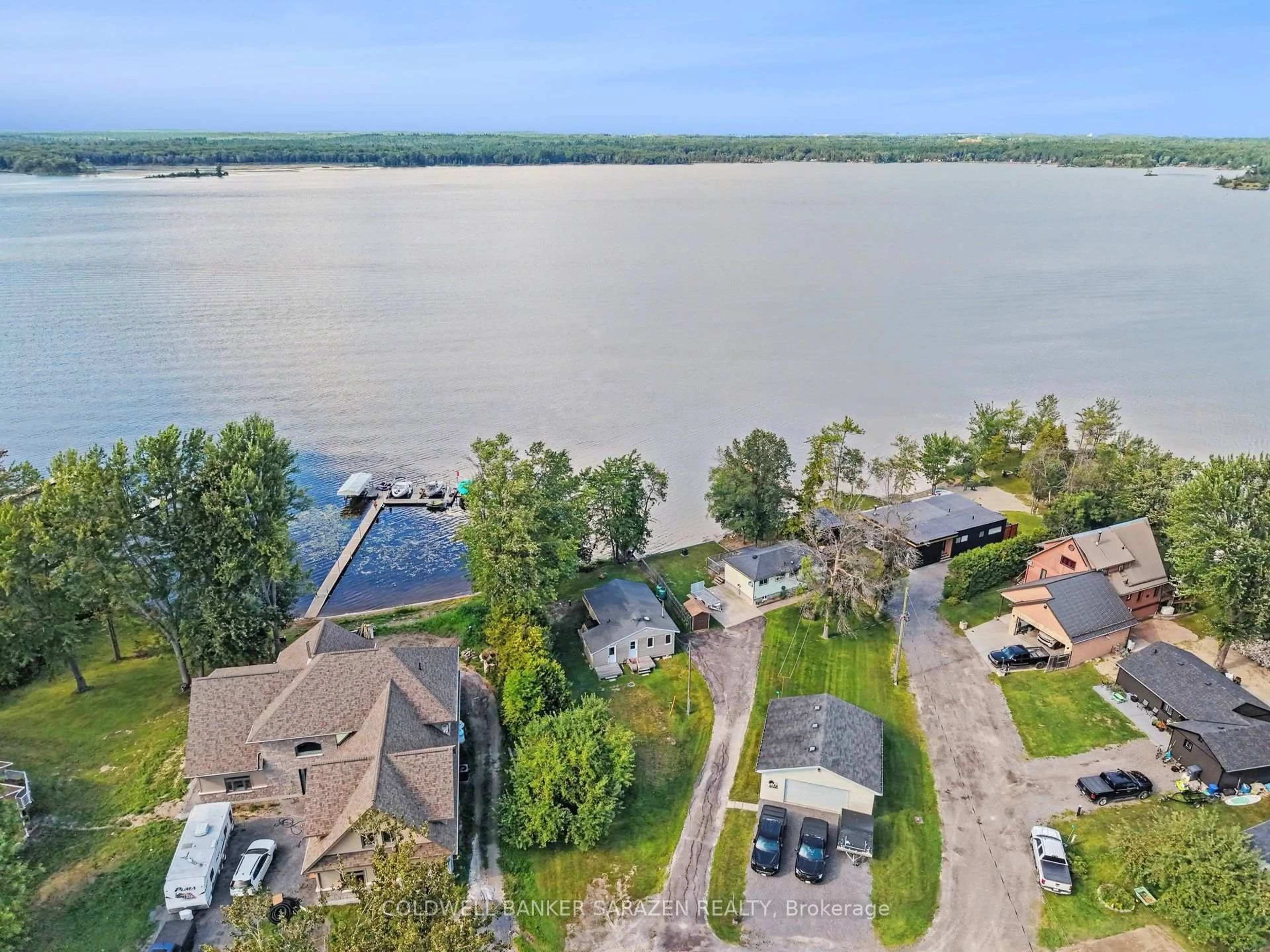 A pic from outside/outdoor area/front of a property/back of a property/a pic from drone, water/lake/river/ocean view for 33 B Oakdale Lane, Renfrew Ontario K7V 3Z8