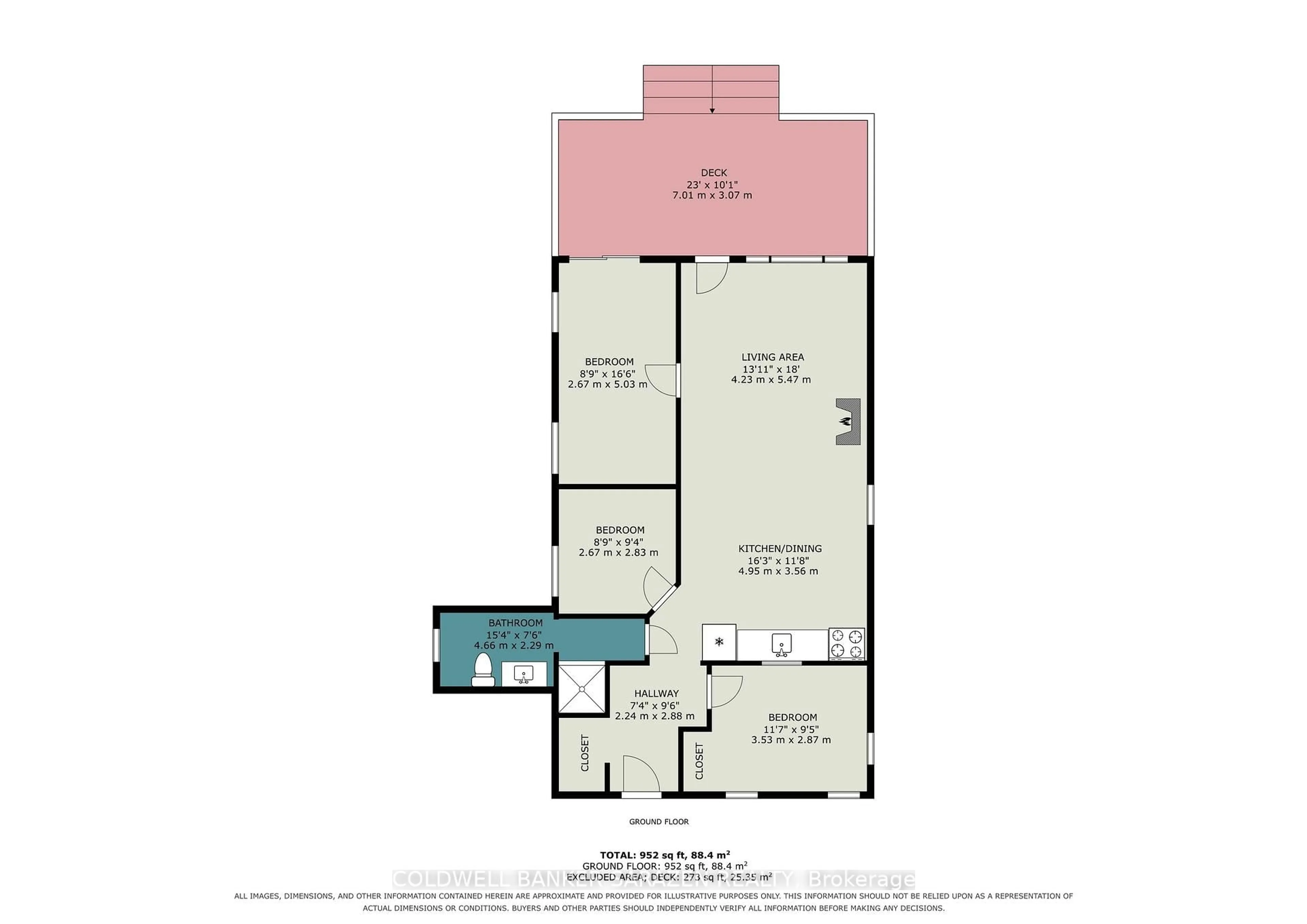 Floor plan for 33 B Oakdale Lane, Renfrew Ontario K7V 3Z8