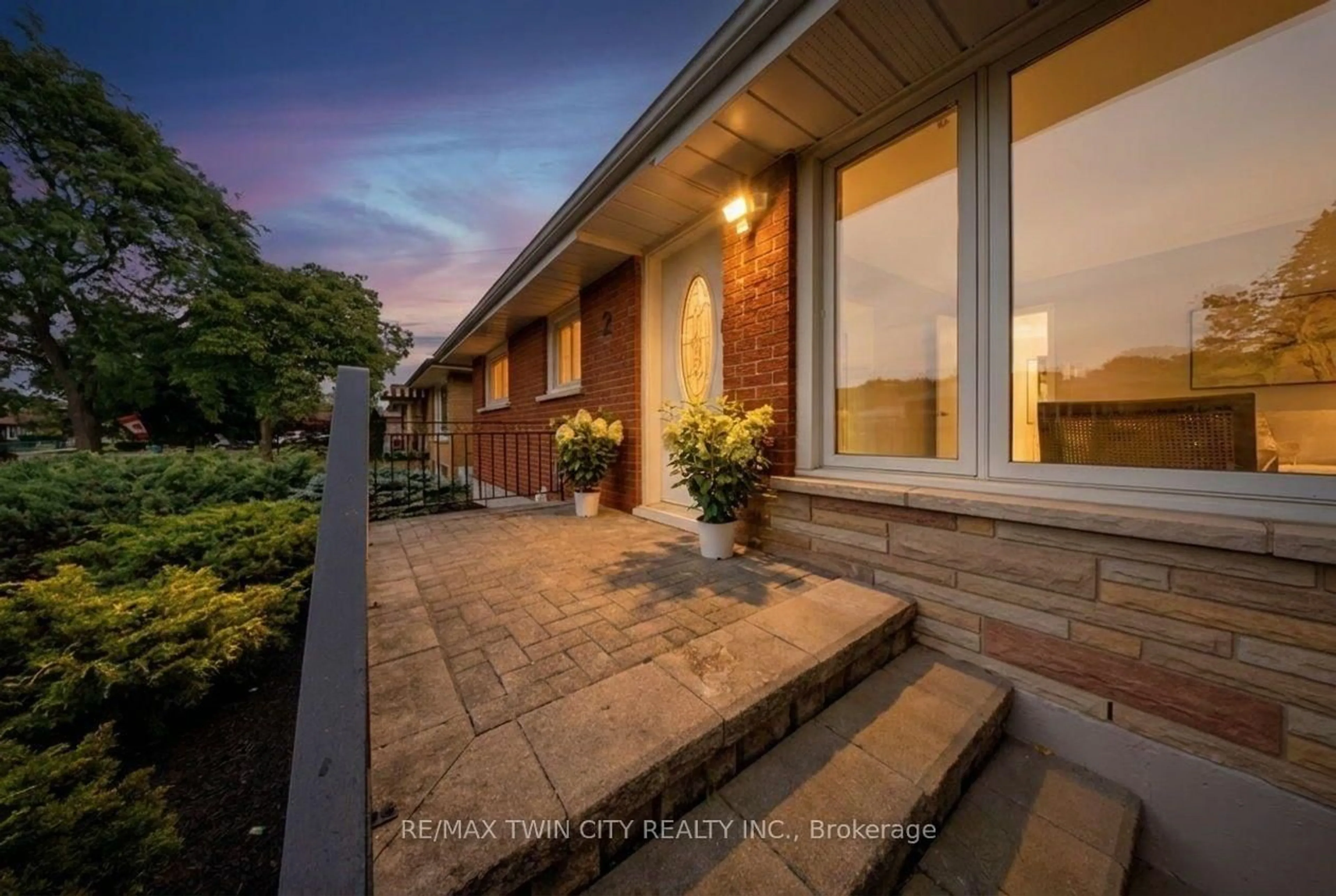 Home with brick exterior material, street for 2 Frontenac Ave, Brantford Ontario N3R 3B6