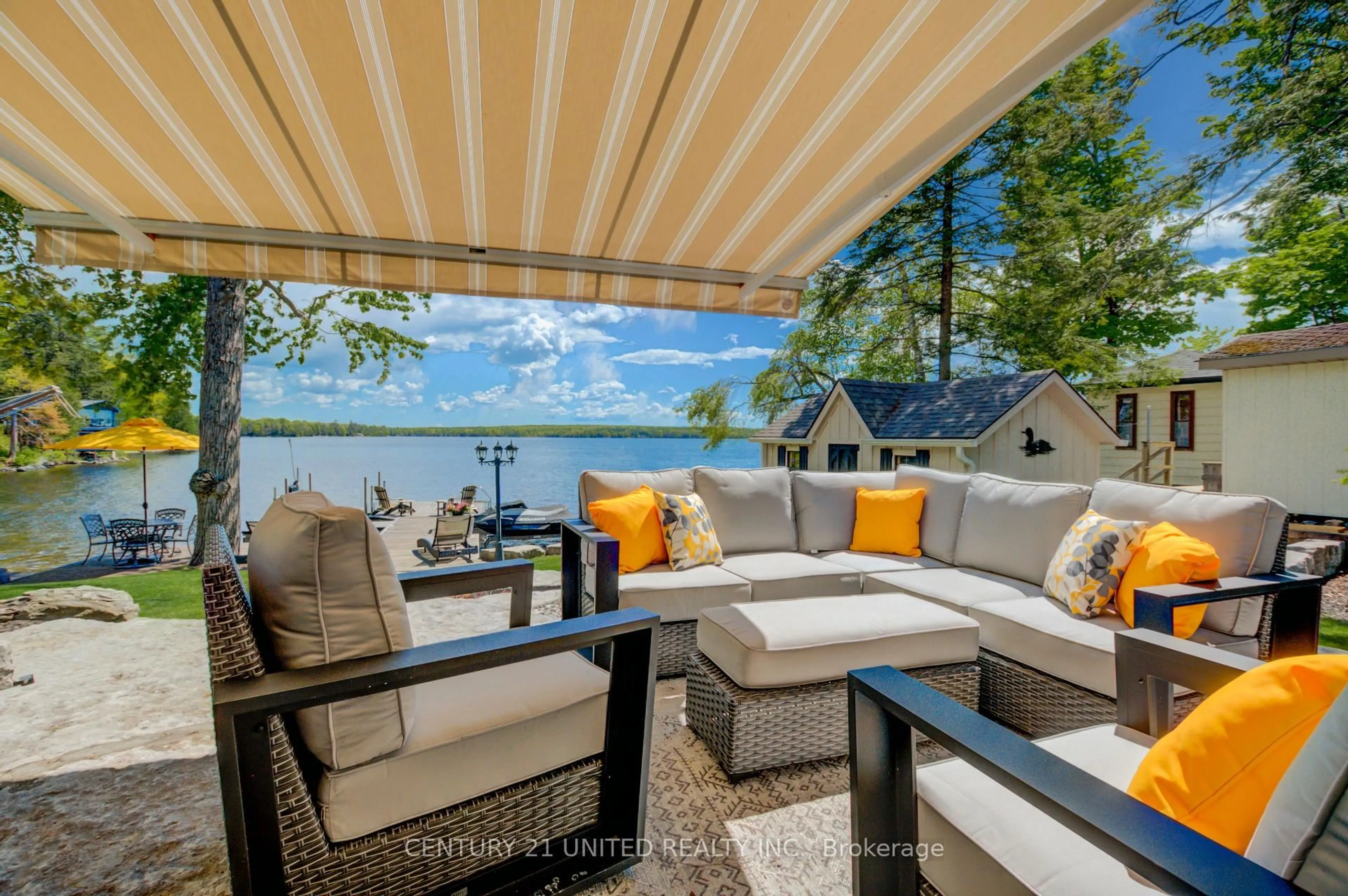 Patio, water/lake/river/ocean view for 169 Fire Route 44, Havelock-Belmont-Methuen Ontario K0L 1Z0