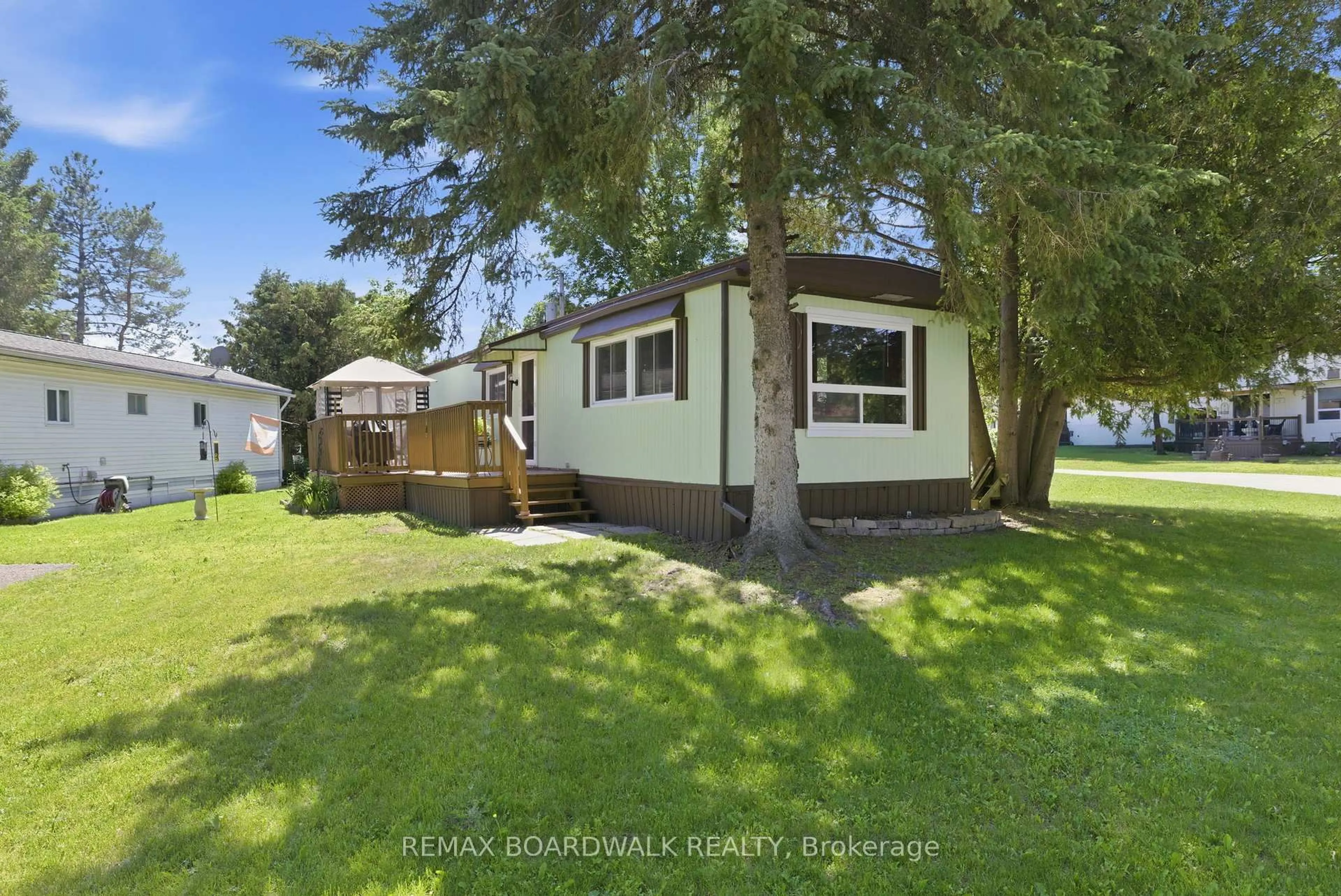 A pic from outside/outdoor area/front of a property/back of a property/a pic from drone, water/lake/river/ocean view for 505 Maple Grove Rd, Carleton Place Ontario K7C 4R5