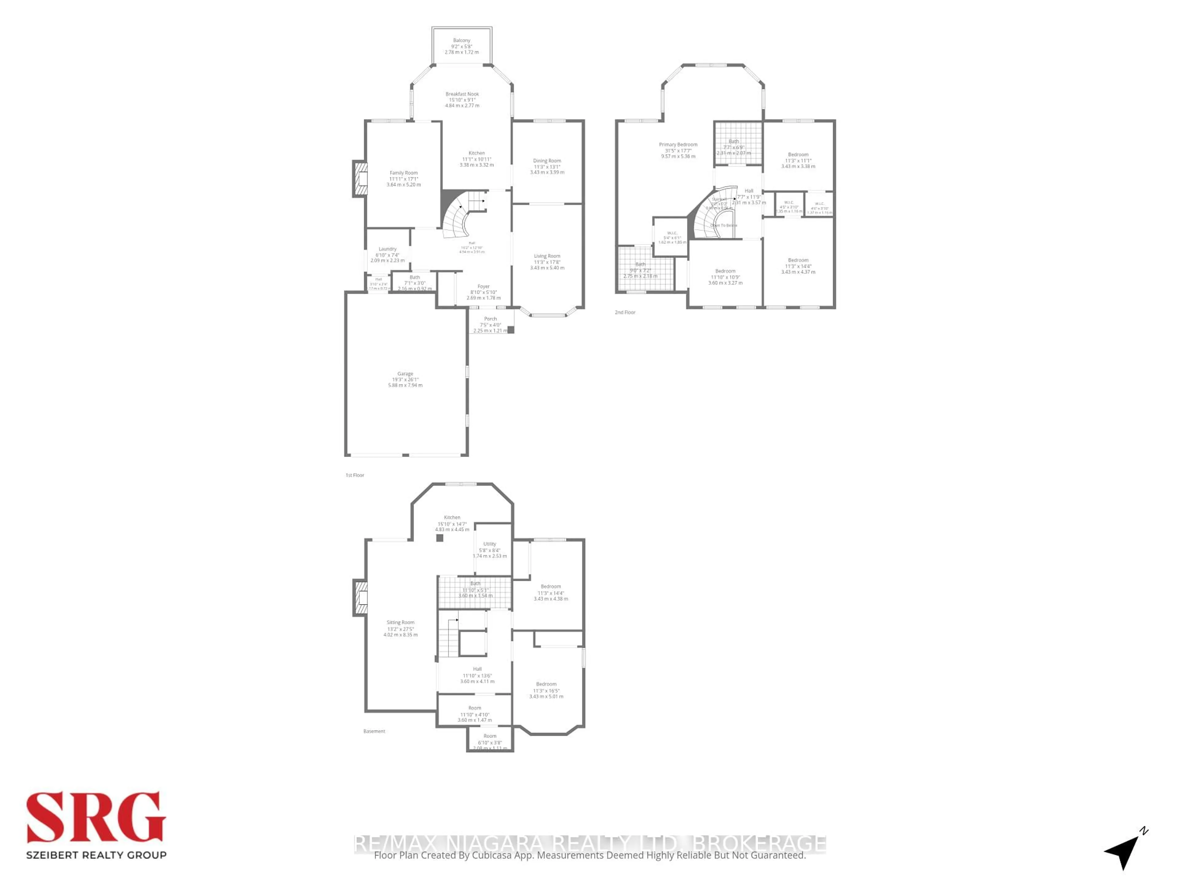 Floor plan for 50 Barbican Tr, St. Catharines Ontario L2T 4A3