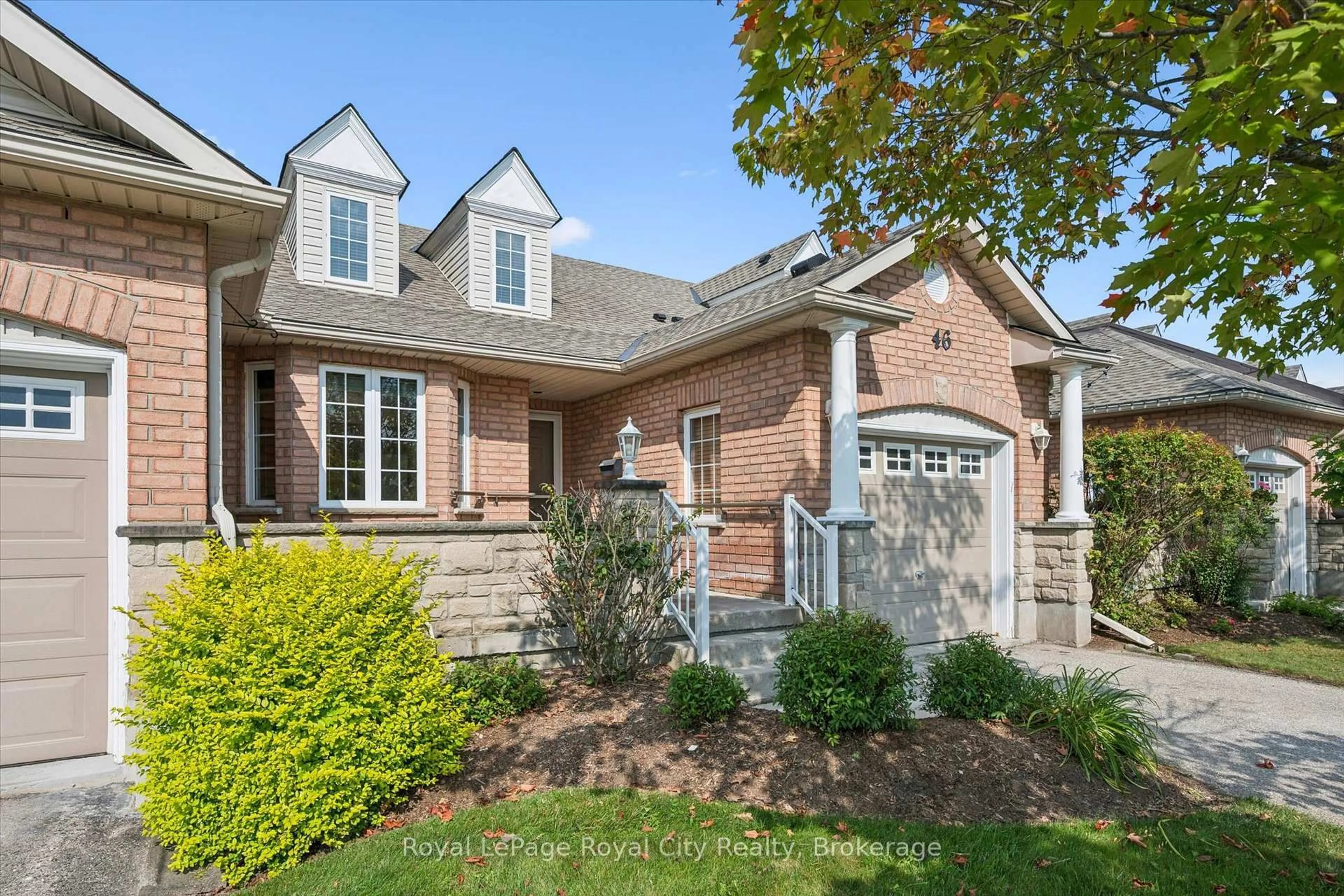 Home with brick exterior material, street for 46 Terraview Cres, Guelph Ontario N1G 5E9