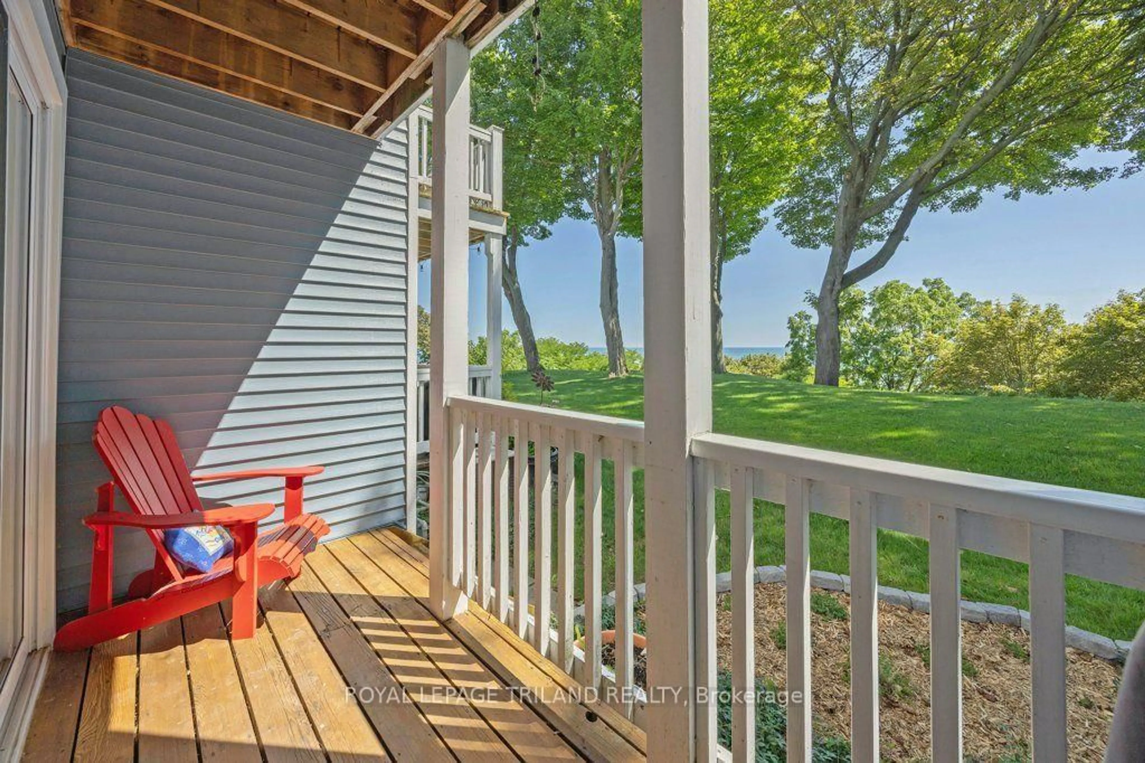 Patio, water/lake/river/ocean view for 374 Front St #51, Central Elgin Ontario N5L 1G1