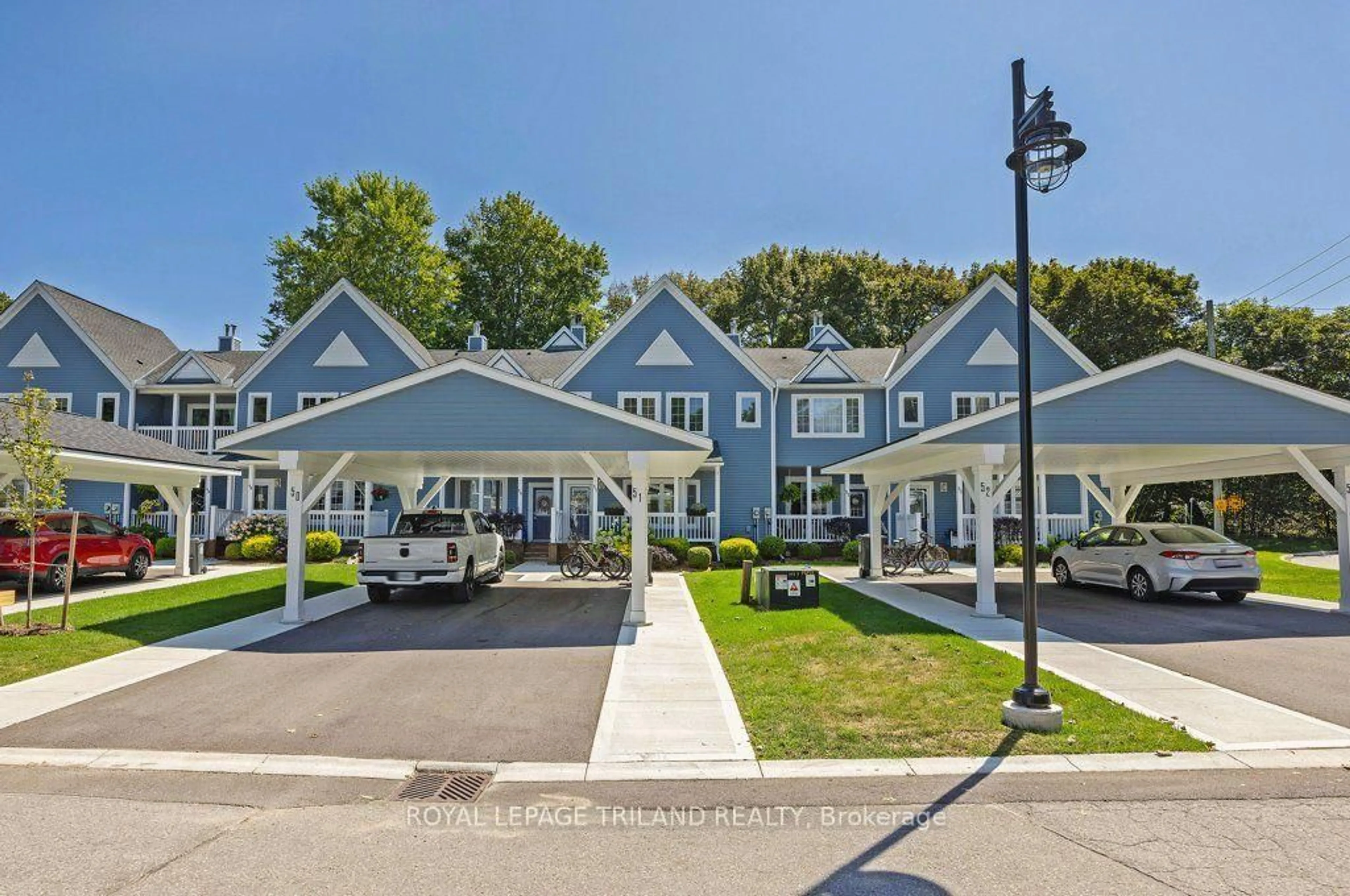 A pic from outside/outdoor area/front of a property/back of a property/a pic from drone, street for 374 Front St #51, Central Elgin Ontario N5L 1G1