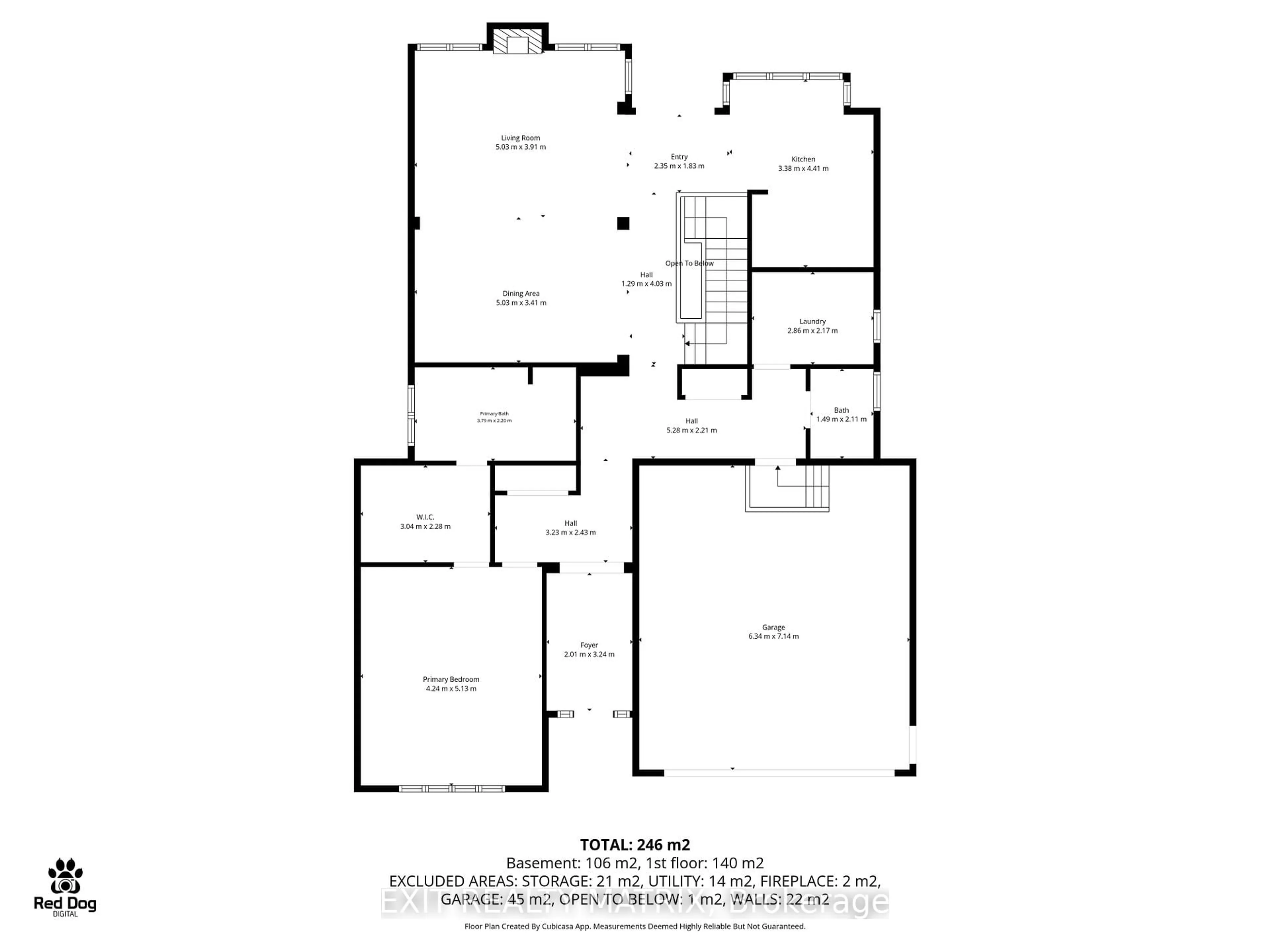 Floor plan for 79 Radisson Dr, Russell Ontario K0A 1W0