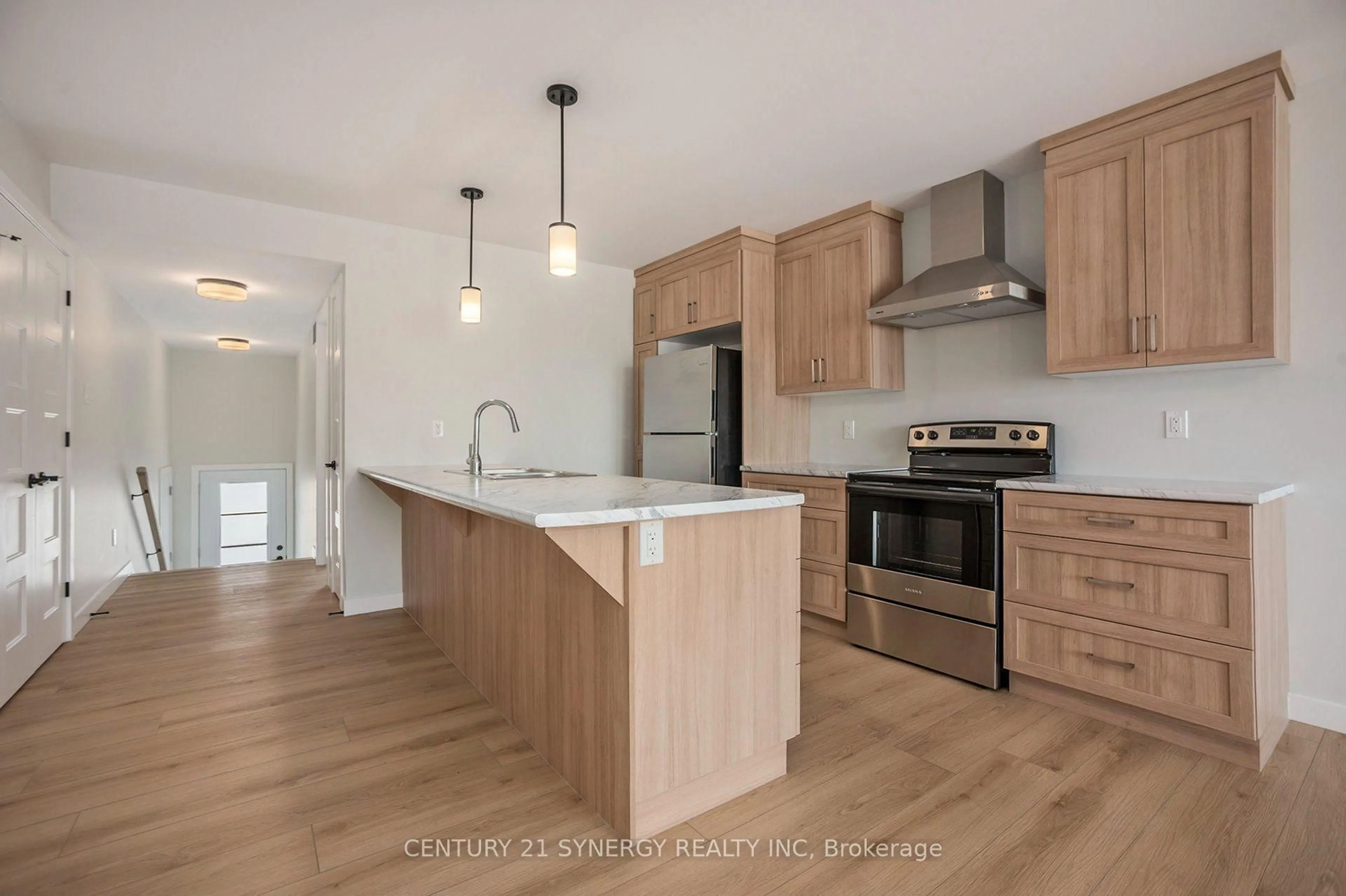 Open concept kitchen, wood/laminate floor for Lot 00 Nicole St, North Stormont Ontario K0A 1R0