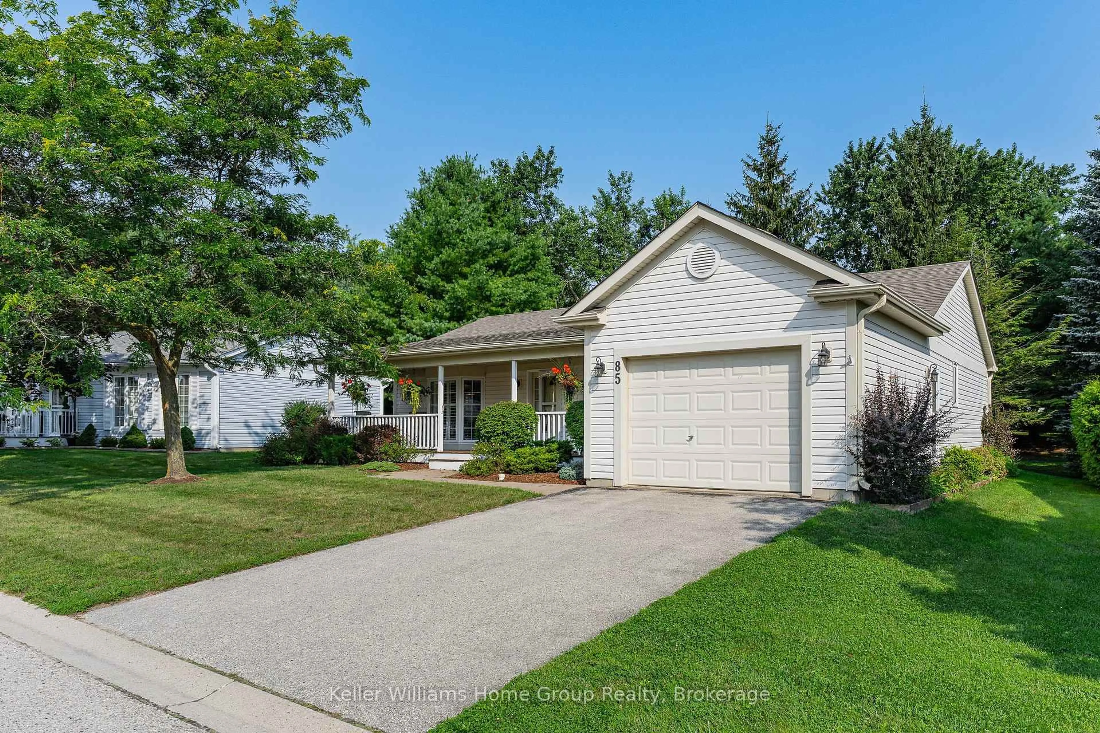 Home with vinyl exterior material, street for 85 White Bark Way, Centre Wellington Ontario N0B 1J0