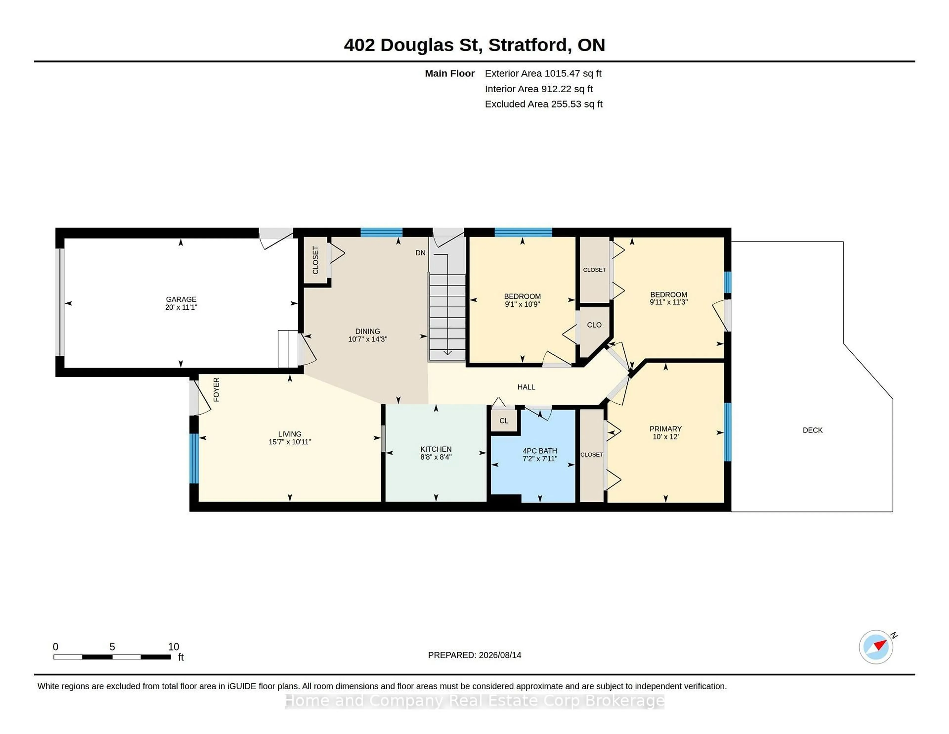 Floor plan for 402 Douglas St, Stratford Ontario N5A 7Z7