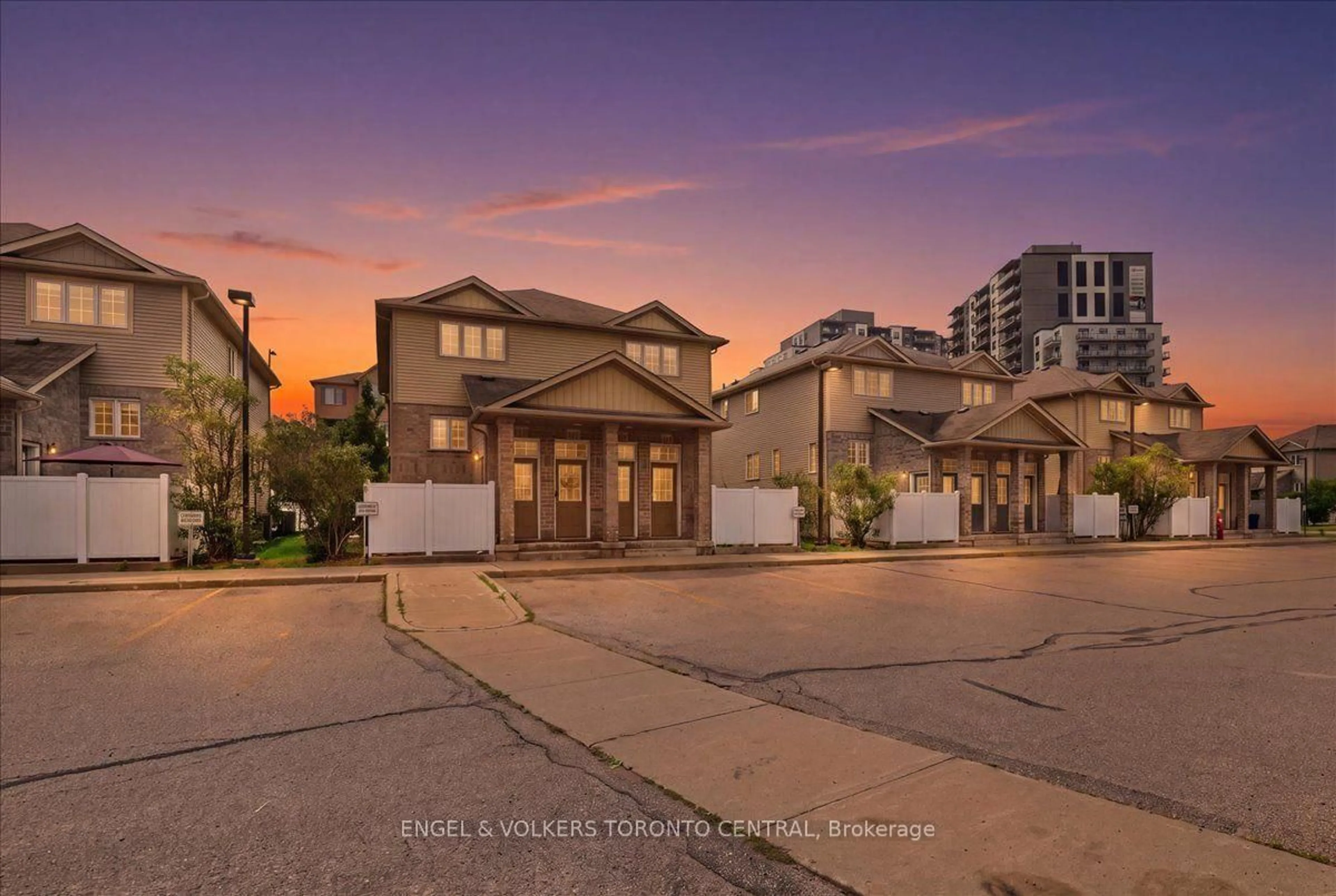 A pic from outside/outdoor area/front of a property/back of a property/a pic from drone, street for 240 Westmeadow Dr #11A, Kitchener Ontario N2N 0A1