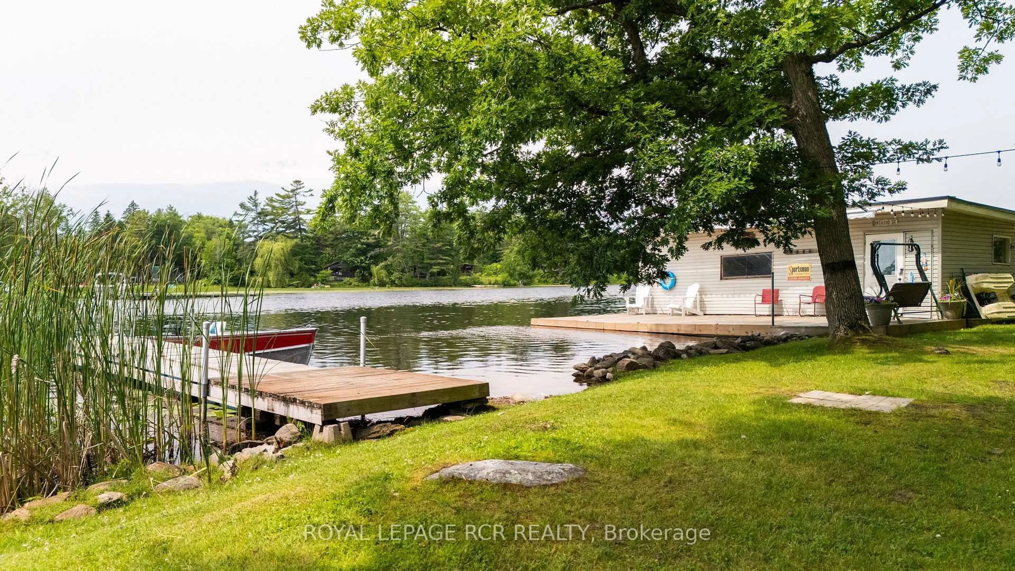 Patio, water/lake/river/ocean view for 4 ISLAND 20 YELLOWHEAD Island, Georgian Bay Ontario L0K 1S0