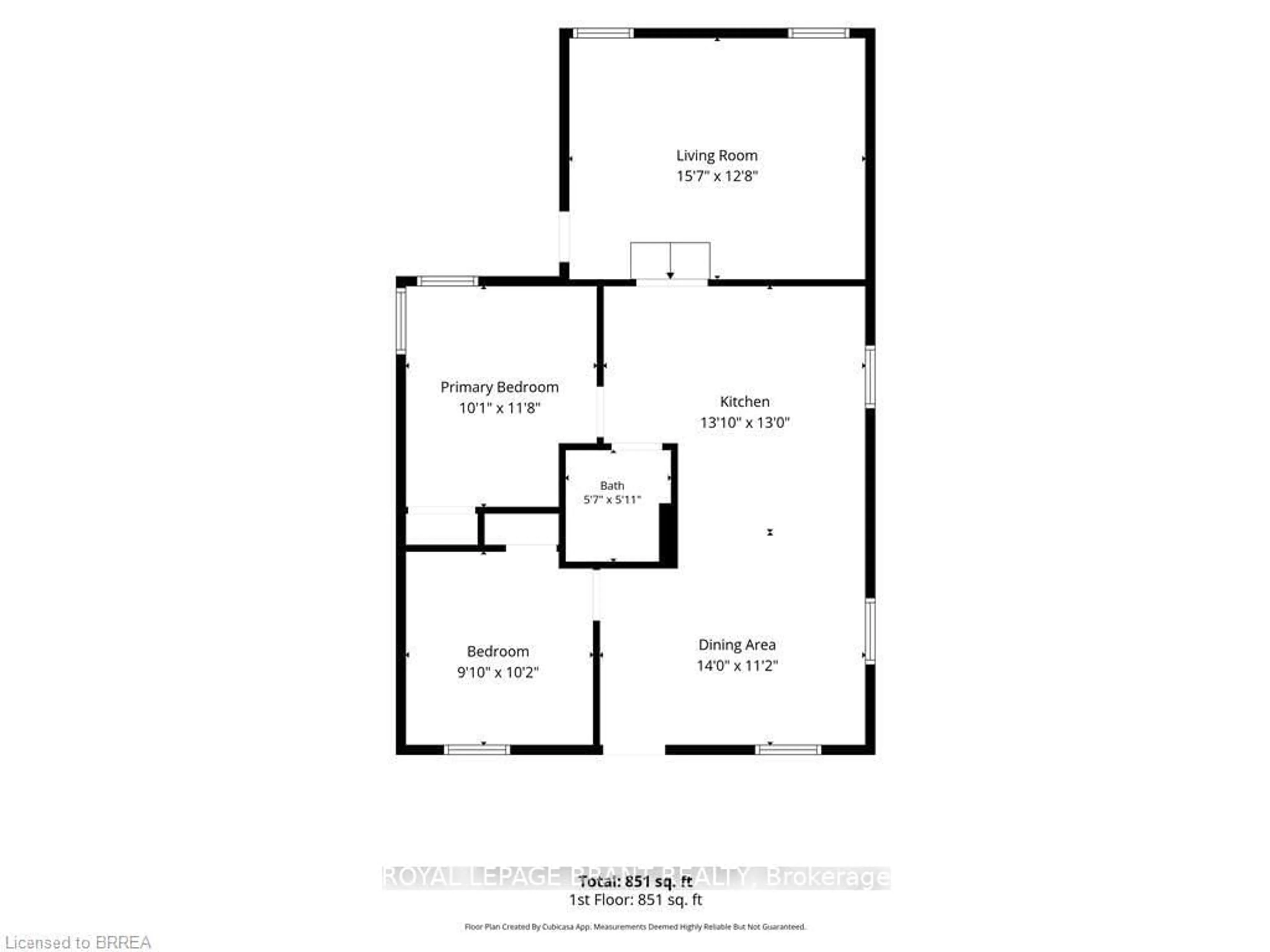 Floor plan for 74 Eighth Ave, Brantford Ontario N3S 1C5
