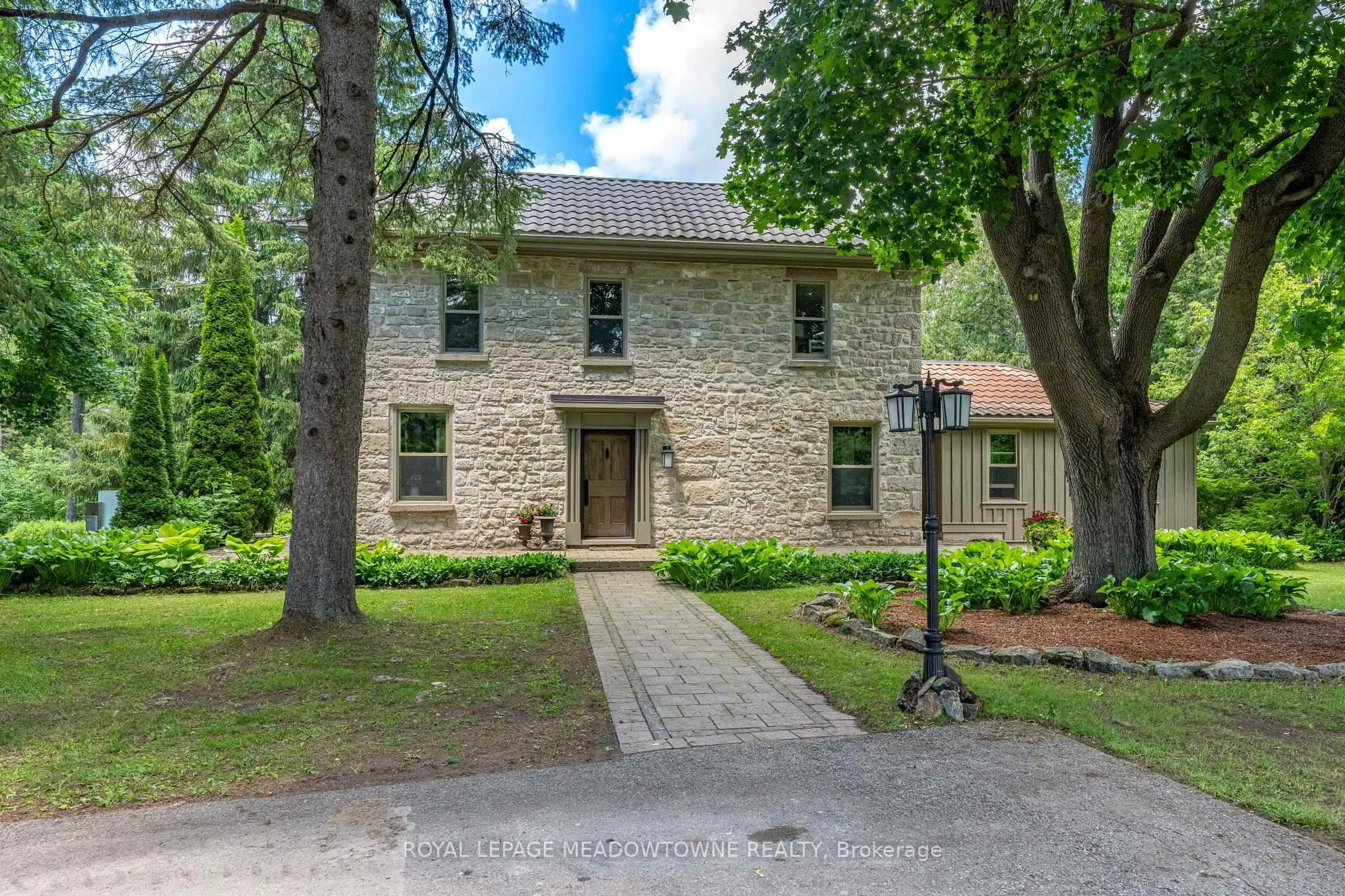 Home with brick exterior material, street for 5405 Wellington Rd 52, Erin Ontario N0B 1T0