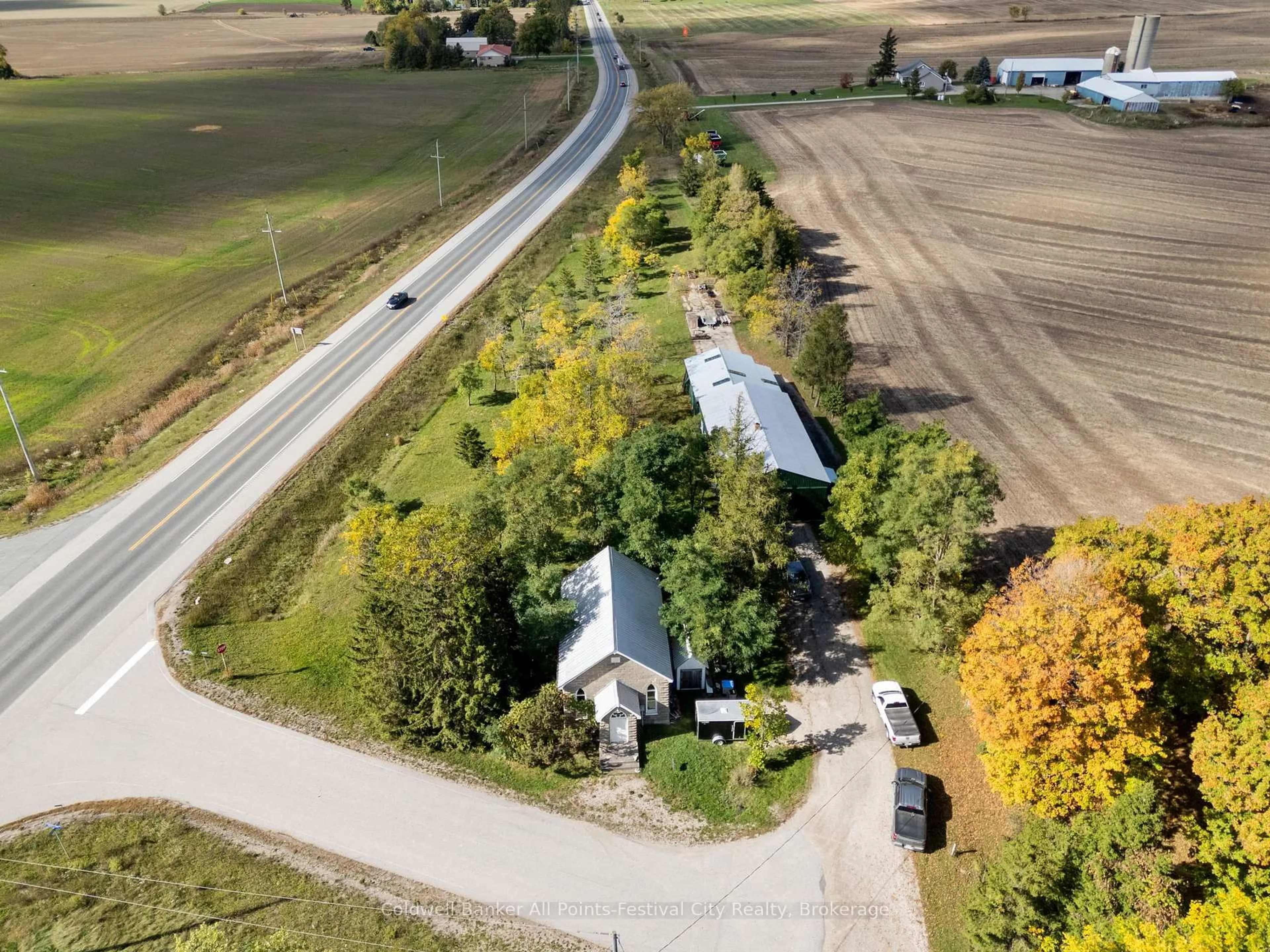 A pic from outside/outdoor area/front of a property/back of a property/a pic from drone, street for 36404B Huron Rd, Central Huron Ontario N7A 3X8