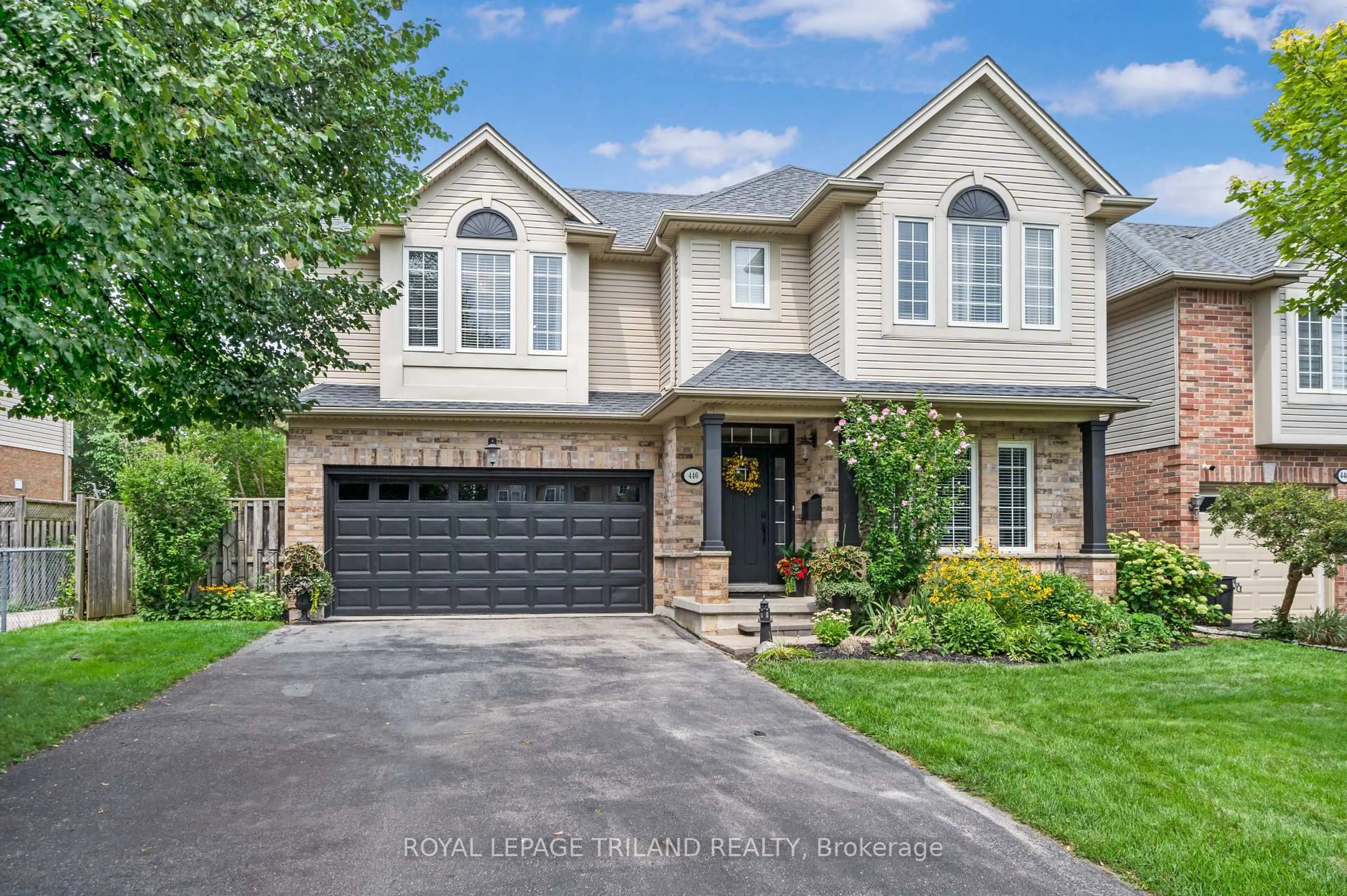 Home with brick exterior material, street for 446 South Leaksdale Circ, London South Ontario N6M 1K4