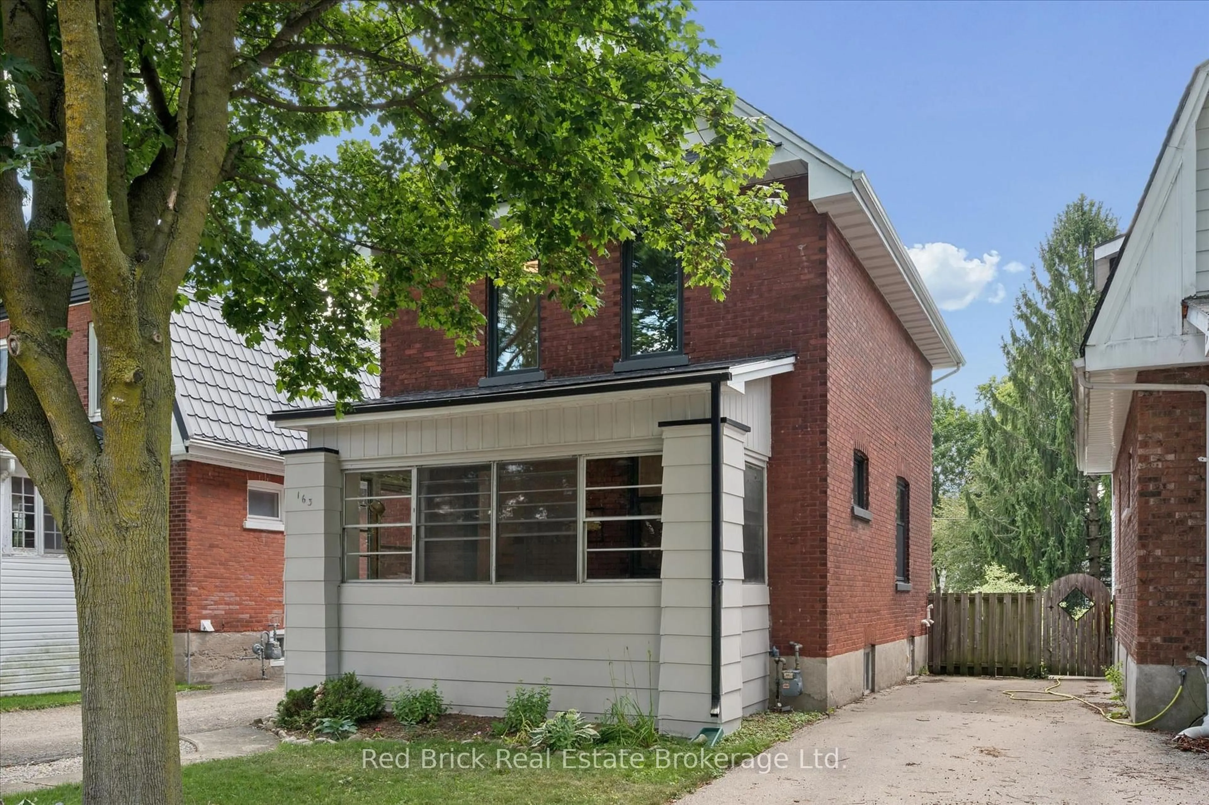 Home with brick exterior material, street for 163 Perth St, Stratford Ontario N5A 3Y3