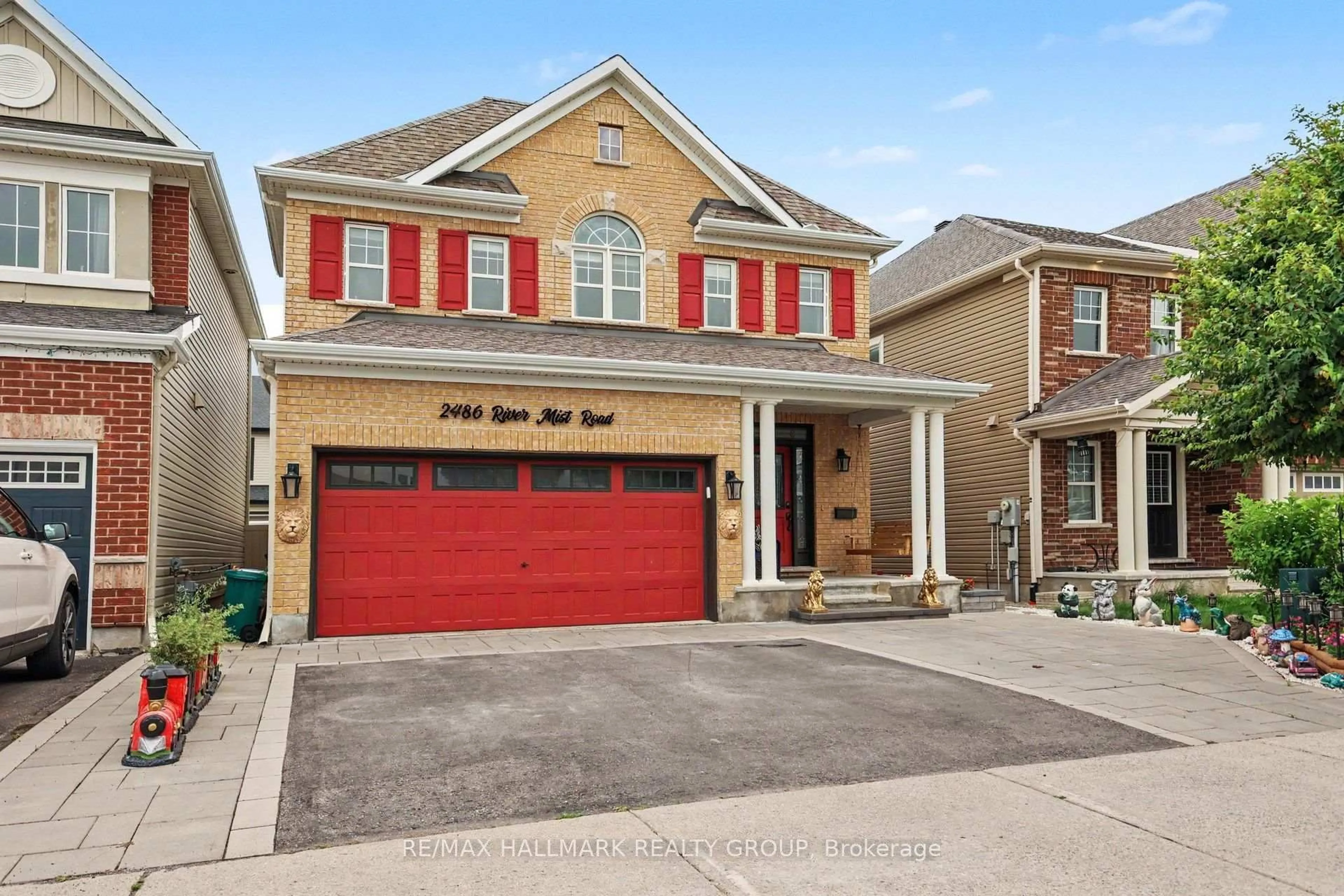 Home with brick exterior material, street for 2486 River Mist Rd, Nepean Ontario K2J 5Z1