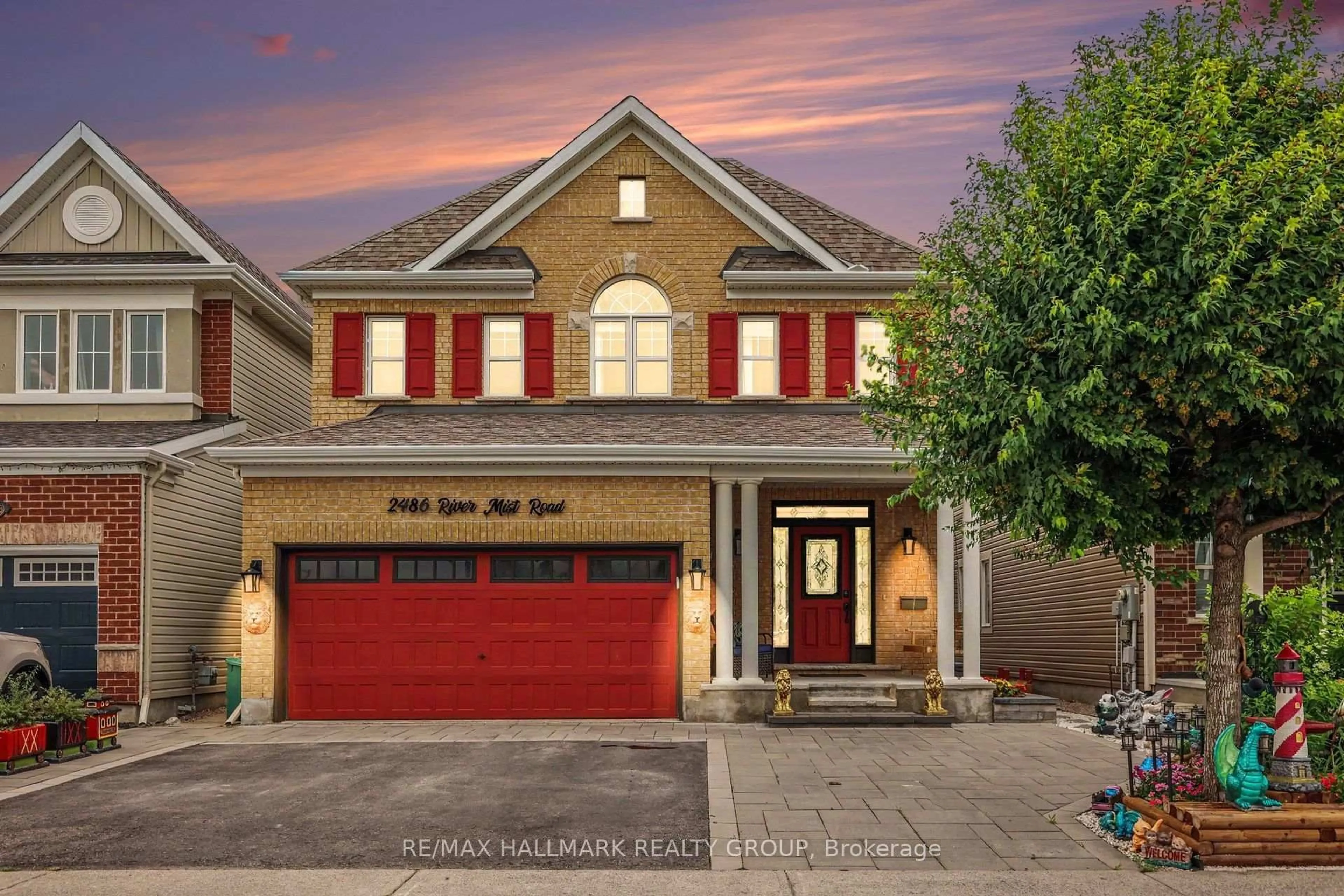 Home with brick exterior material, street for 2486 River Mist Rd, Nepean Ontario K2J 5Z1