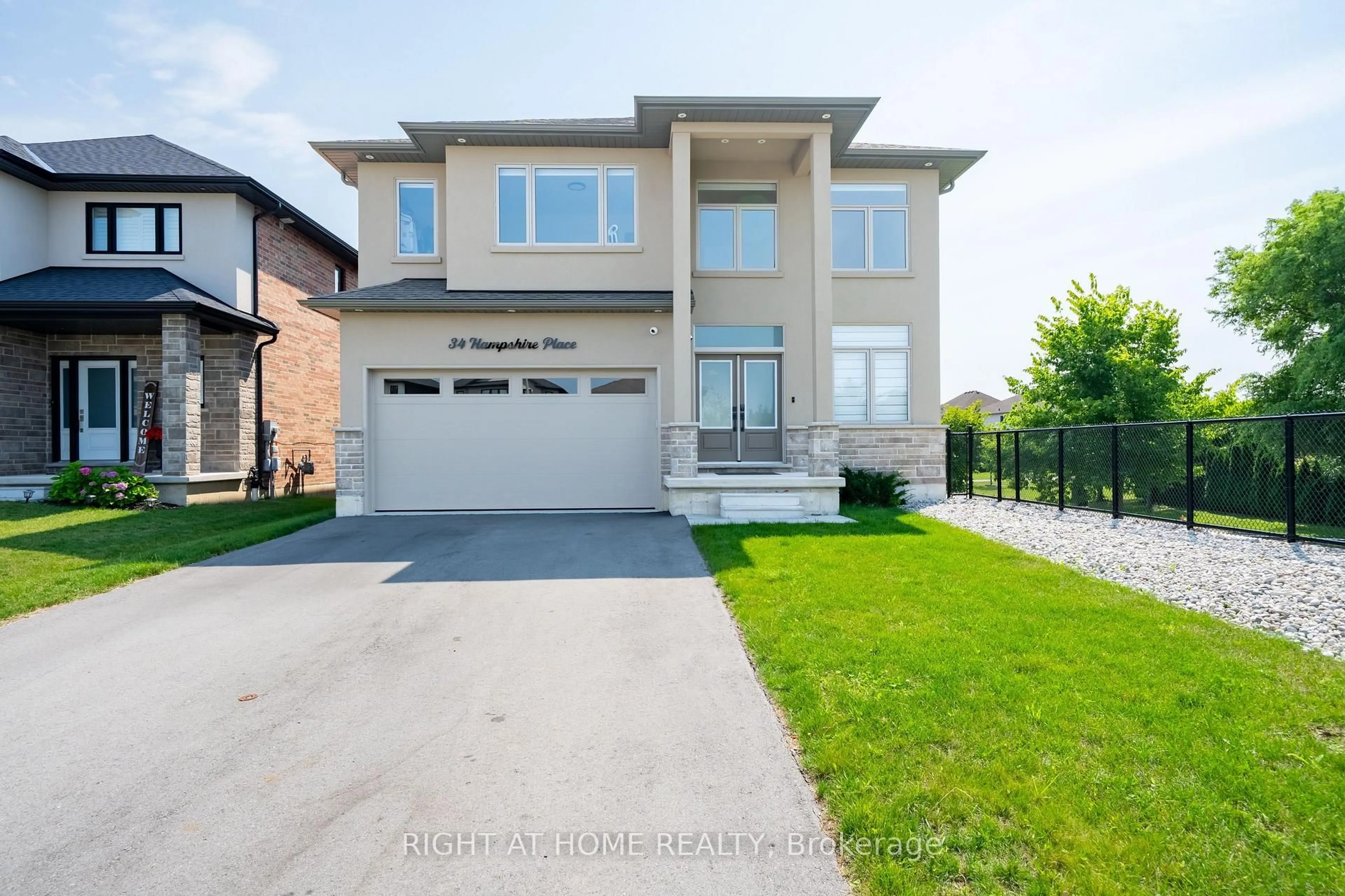 Home with brick exterior material, street for 34 Hampshire Pl, Hamilton Ontario L8J 3W8