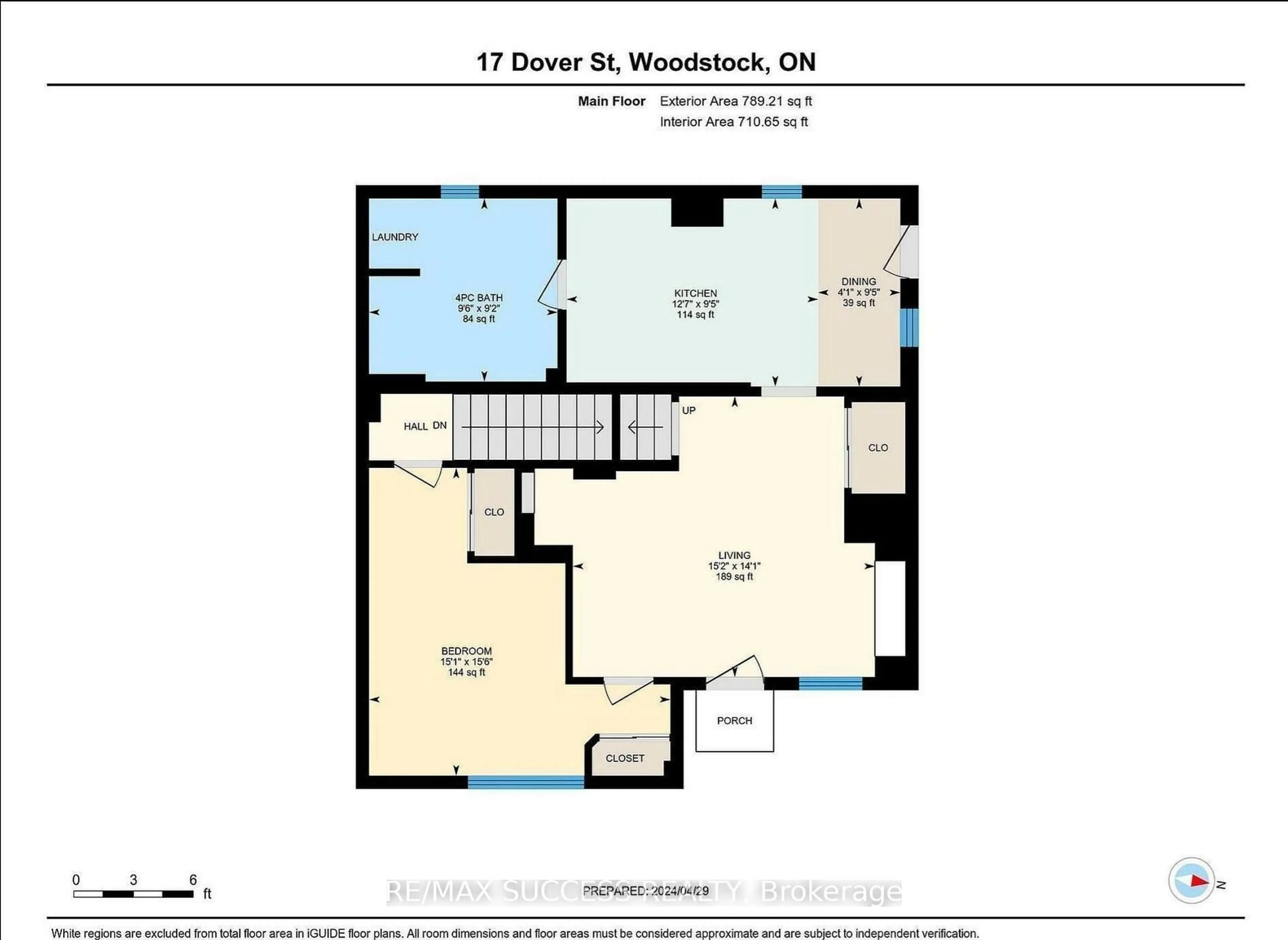 Floor plan for 17 Dover St, Woodstock Ontario N4S 3L7