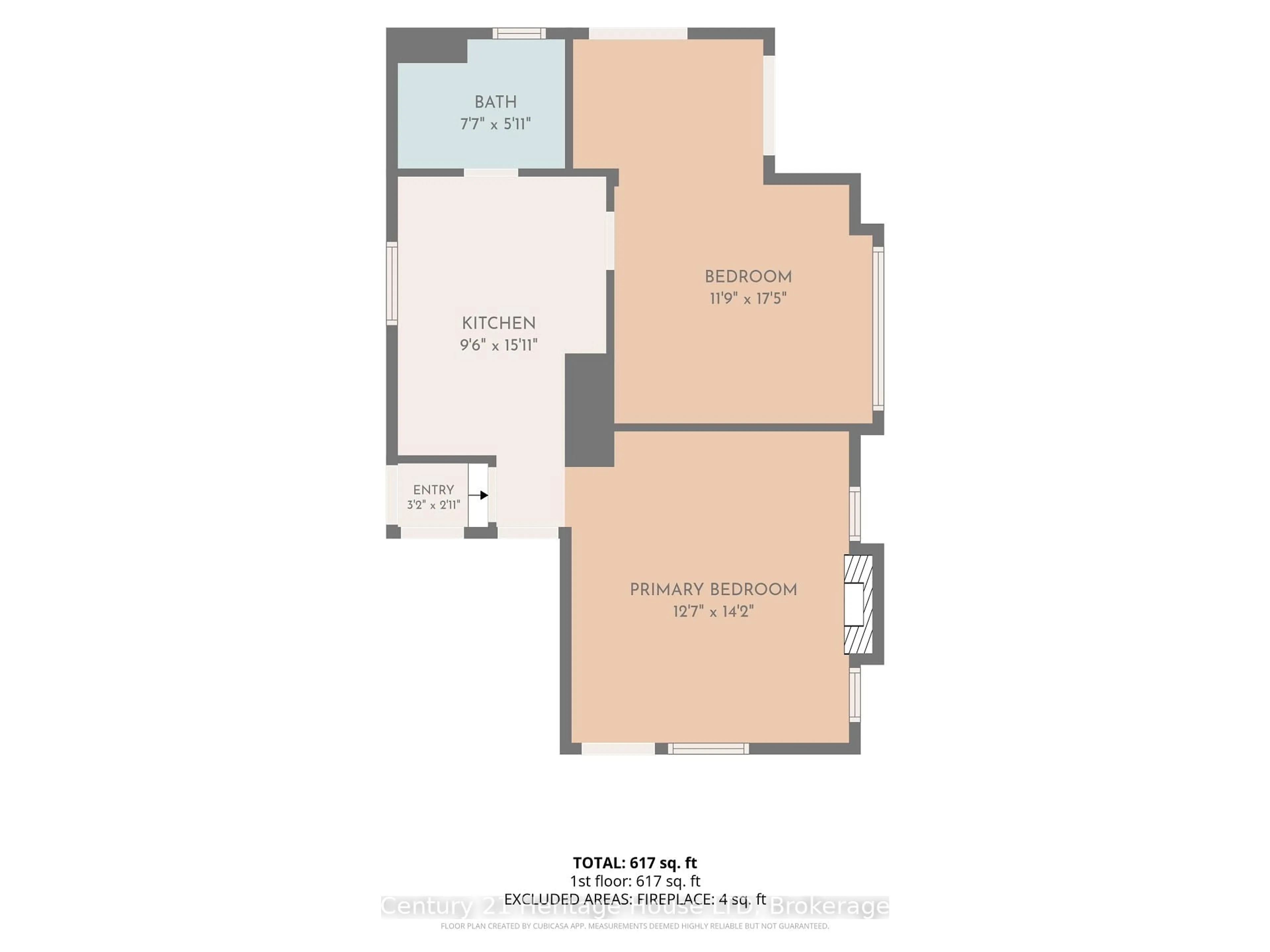 Floor plan for 164 Lake St, St. Catharines Ontario L2R 5Y7