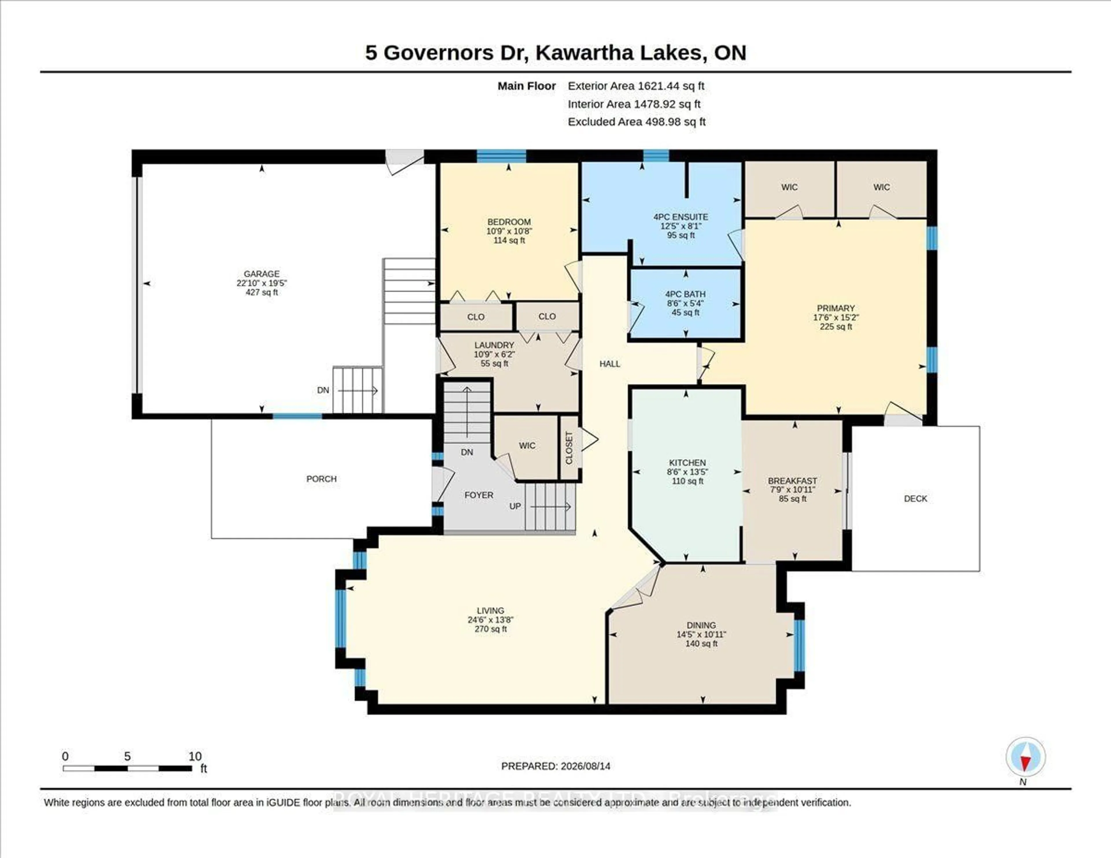 Floor plan for 5 GOVERNORS Dr, Kawartha Lakes Ontario K0M 1A0