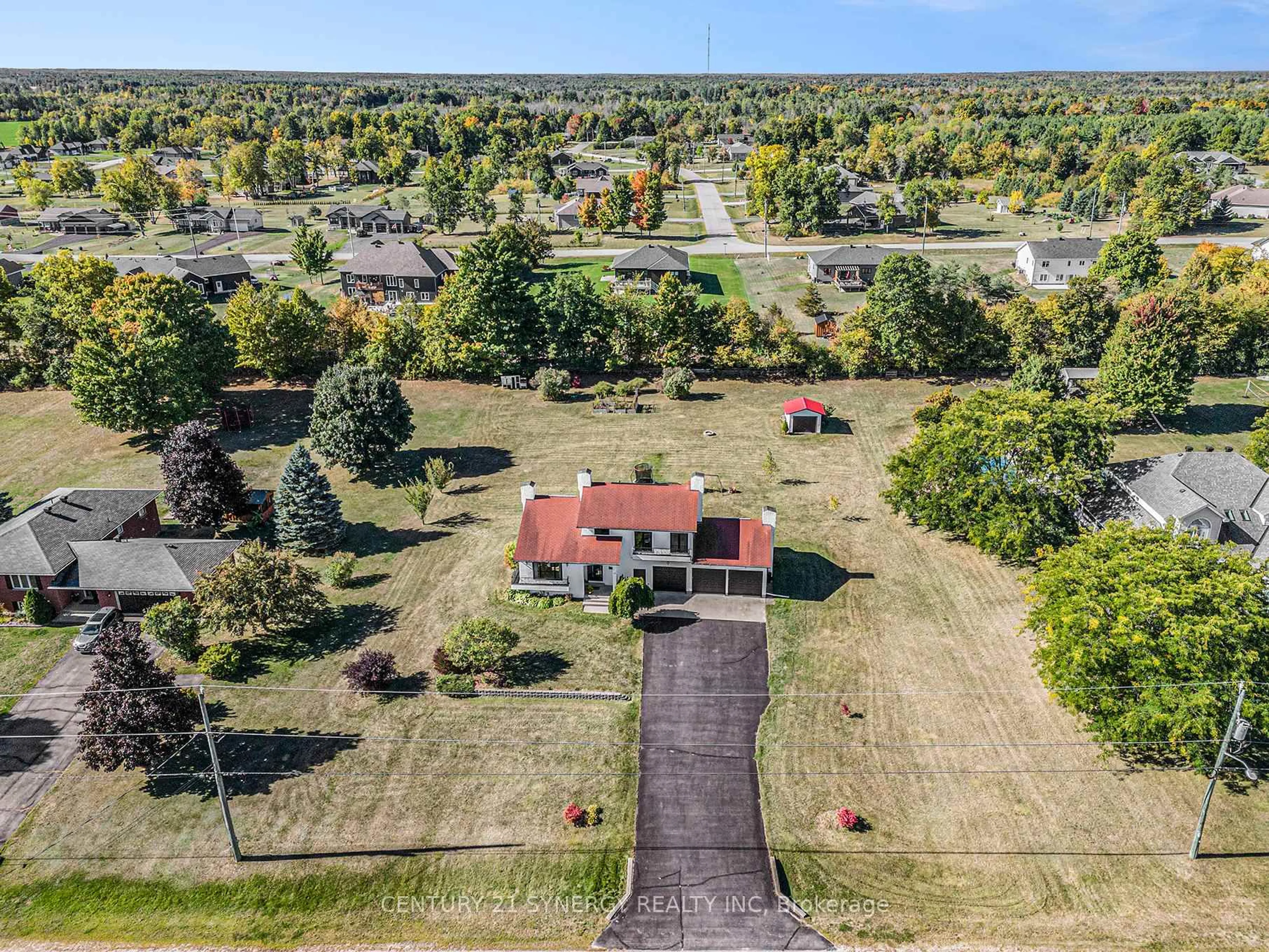 A pic from outside/outdoor area/front of a property/back of a property/a pic from drone, unknown for 12 Davis Lane, Rideau Lakes Ontario K7A 4S5